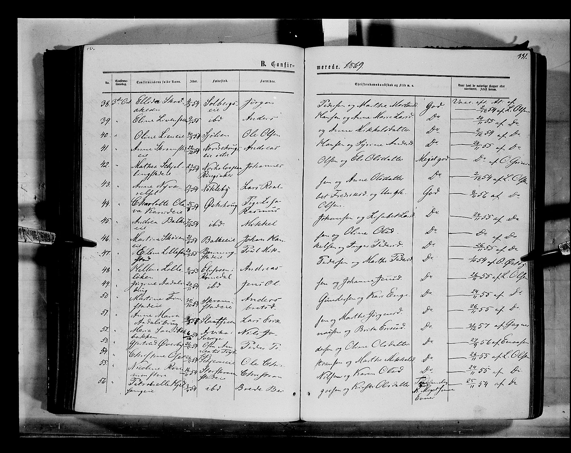 Løten prestekontor, AV/SAH-PREST-022/K/Ka/L0008: Parish register (official) no. 8, 1860-1877, p. 331