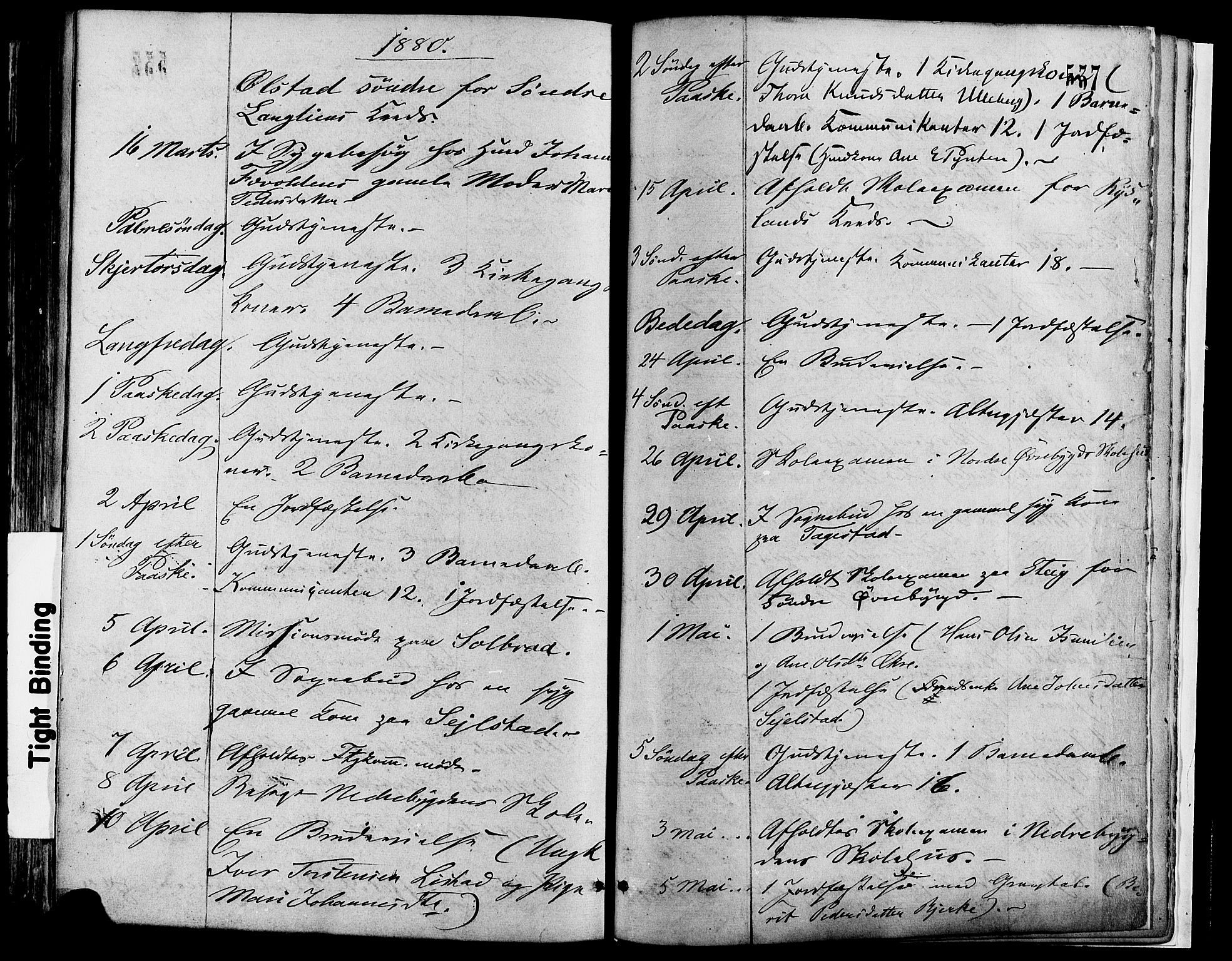 Sør-Fron prestekontor, SAH/PREST-010/H/Ha/Haa/L0002: Parish register (official) no. 2, 1864-1880, p. 537