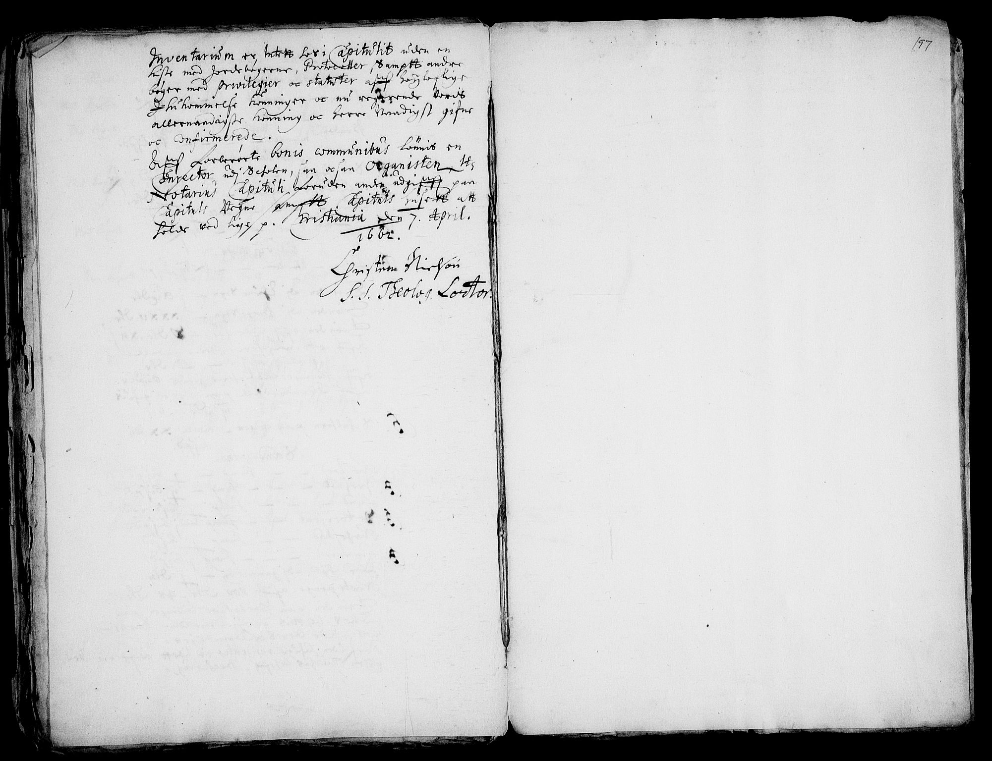 Rentekammeret inntil 1814, Realistisk ordnet avdeling, AV/RA-EA-4070/Fc/Fca/L0001/0003: [Ca I]  Akershus stift / Kristiania kapitels jordebok, 1662, p. 196-197