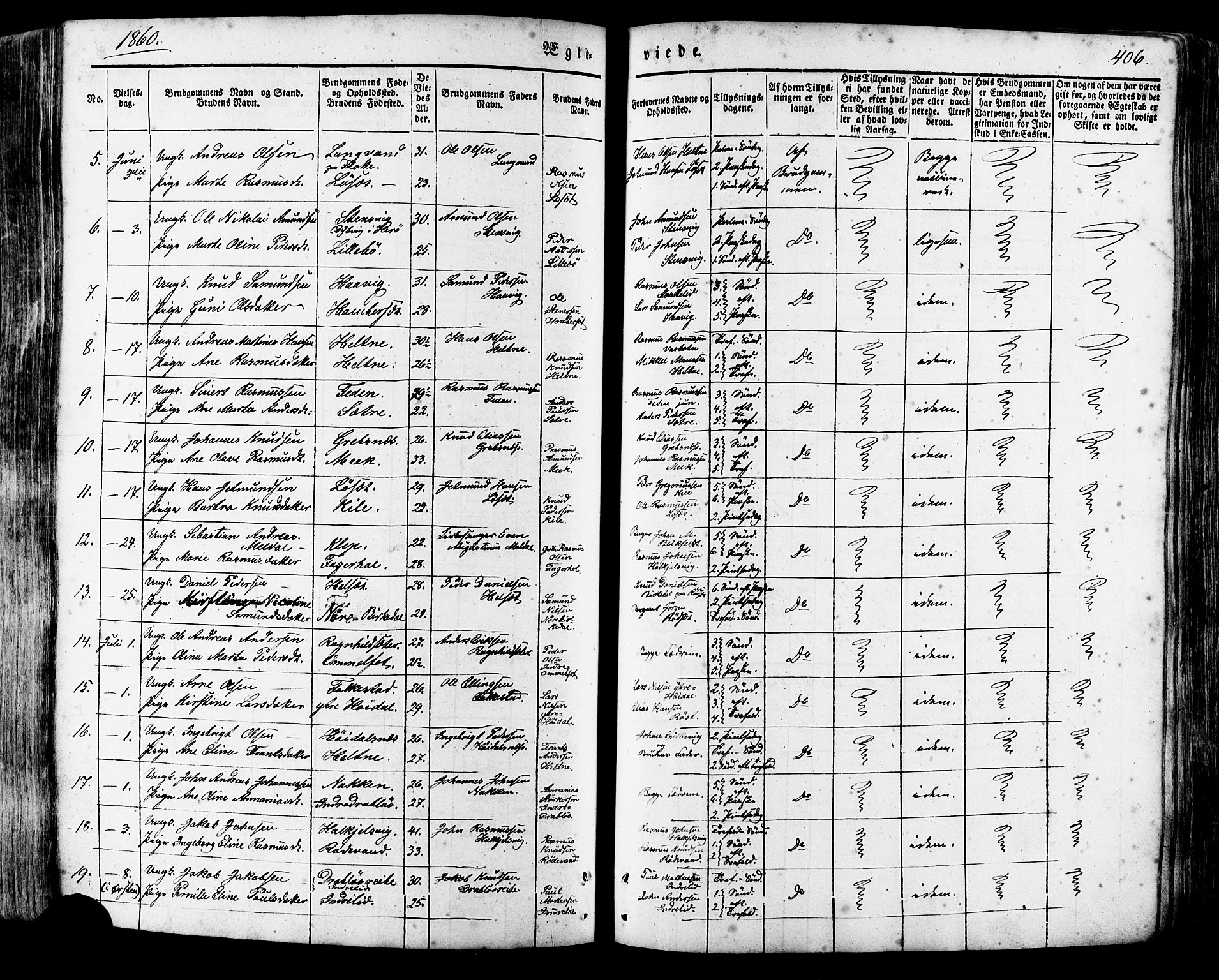Ministerialprotokoller, klokkerbøker og fødselsregistre - Møre og Romsdal, AV/SAT-A-1454/511/L0140: Parish register (official) no. 511A07, 1851-1878, p. 406