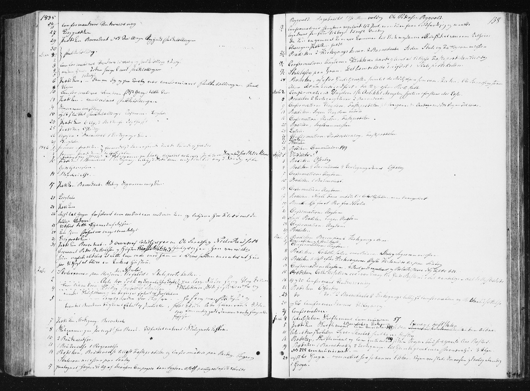 Ministerialprotokoller, klokkerbøker og fødselsregistre - Nord-Trøndelag, SAT/A-1458/749/L0470: Parish register (official) no. 749A04, 1834-1853, p. 158