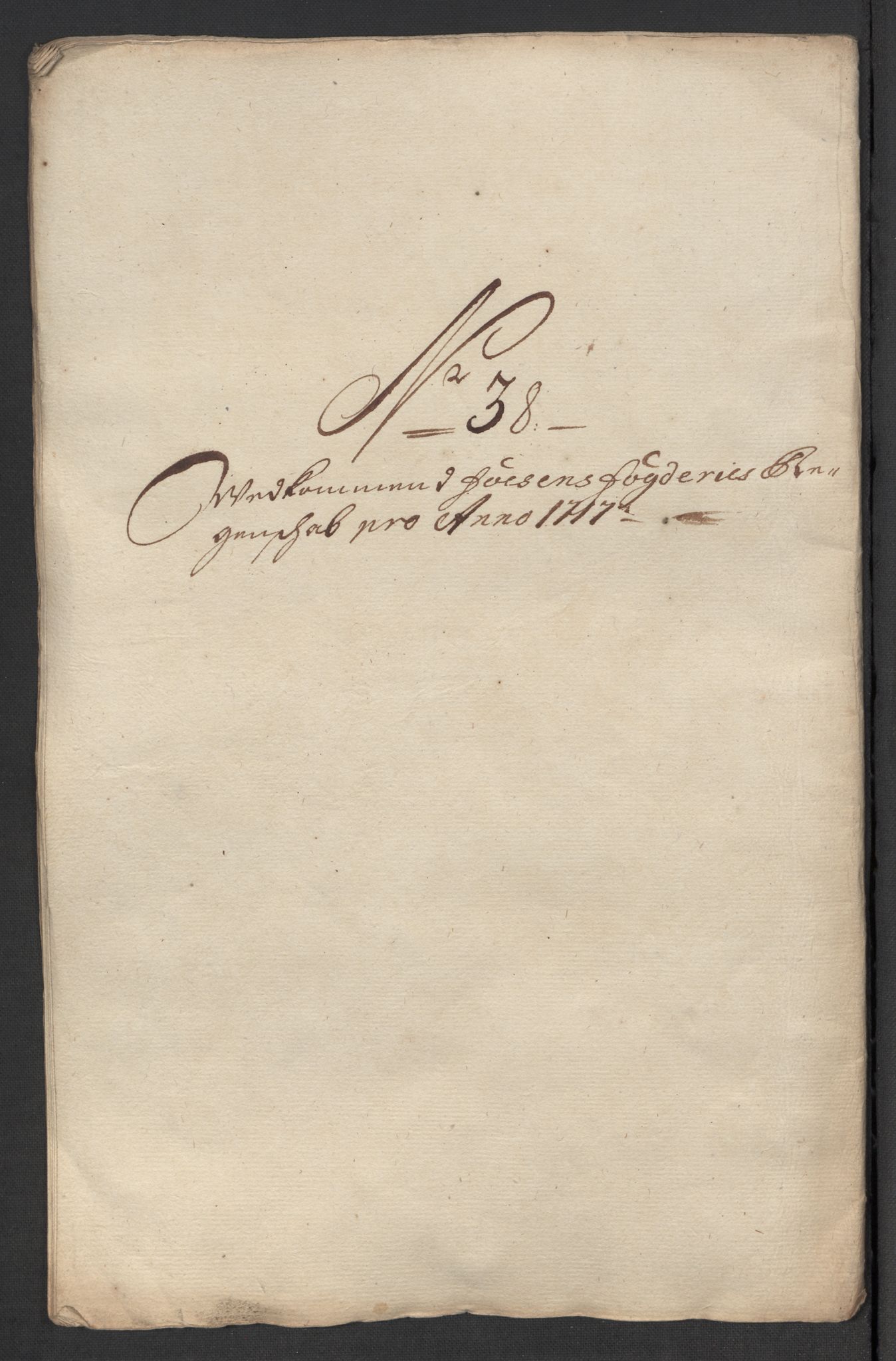 Rentekammeret inntil 1814, Reviderte regnskaper, Fogderegnskap, RA/EA-4092/R57/L3865: Fogderegnskap Fosen, 1717, p. 244