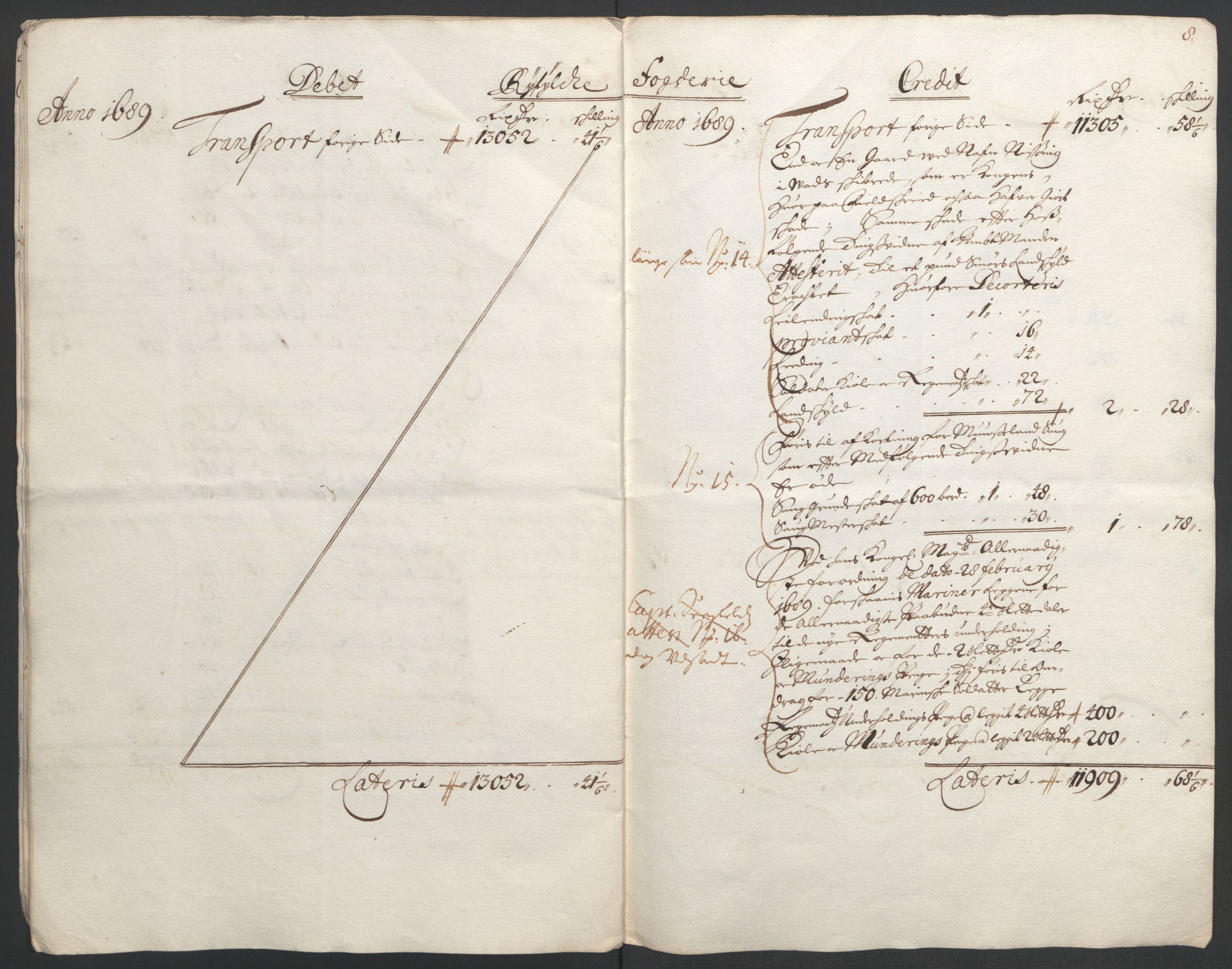 Rentekammeret inntil 1814, Reviderte regnskaper, Fogderegnskap, AV/RA-EA-4092/R47/L2856: Fogderegnskap Ryfylke, 1689-1693, p. 11