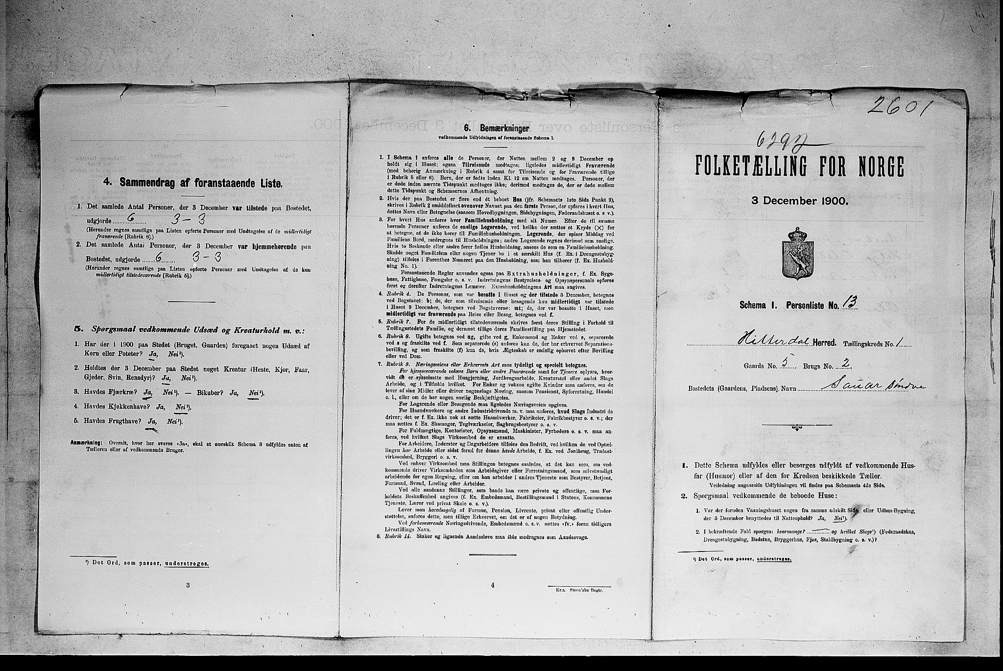 SAKO, 1900 census for Heddal, 1900, p. 33