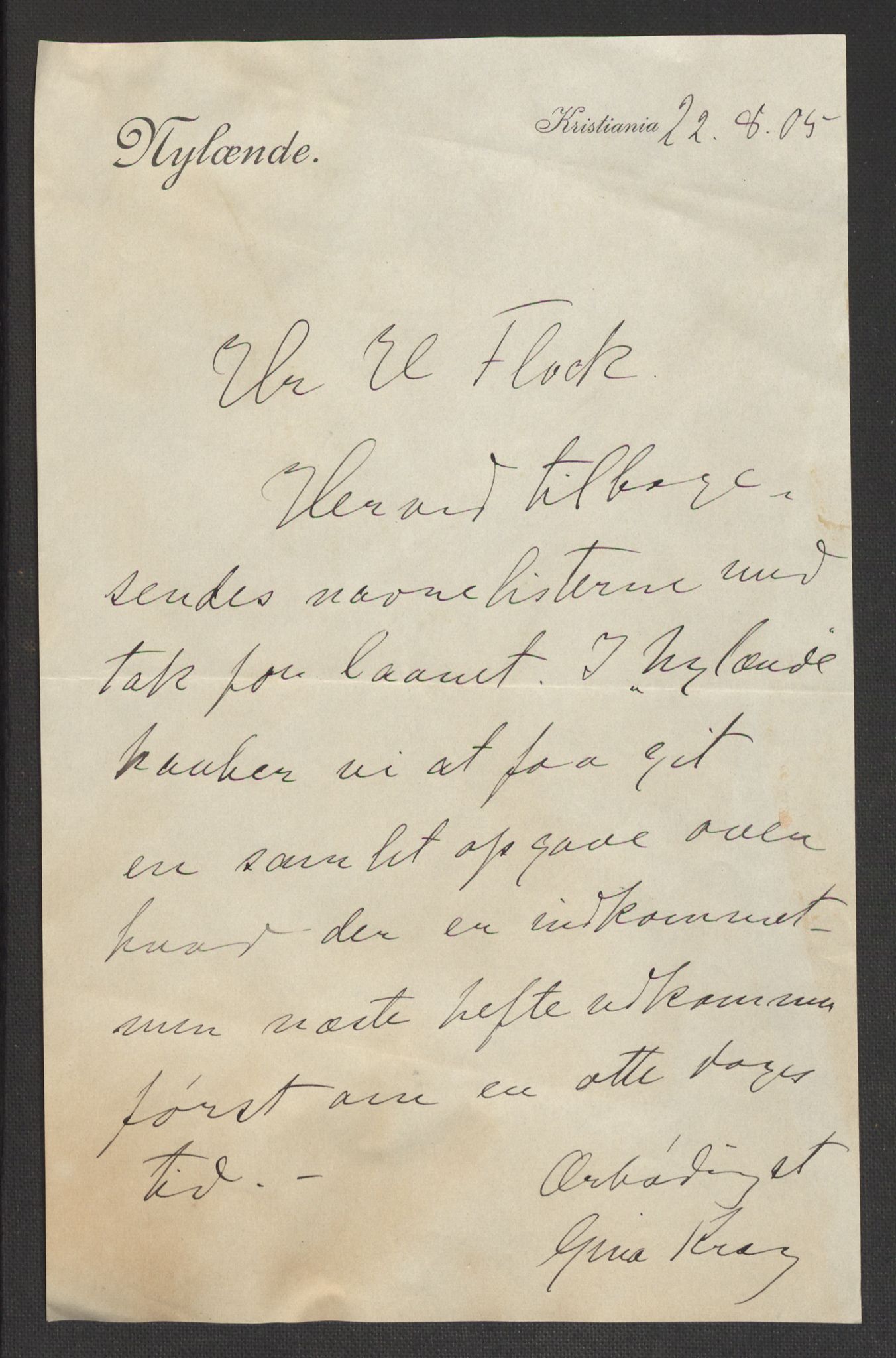 Justisdepartementet, 2. sivilkontor C, RA/S-1040/F/L0125B/0002: Folkeavstemmingen august 1905 / Kvinnenes stemmelister, 1905, p. 104