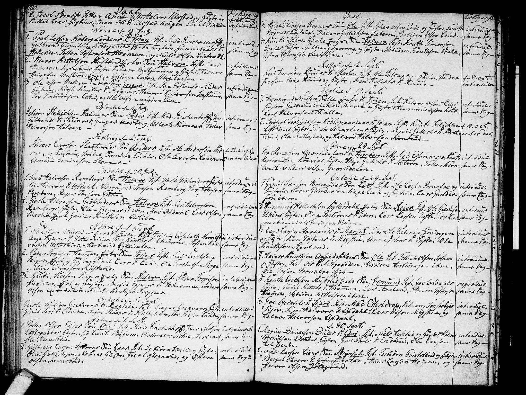 Rollag kirkebøker, AV/SAKO-A-240/F/Fa/L0004: Parish register (official) no. I 4, 1778-1792, p. 44