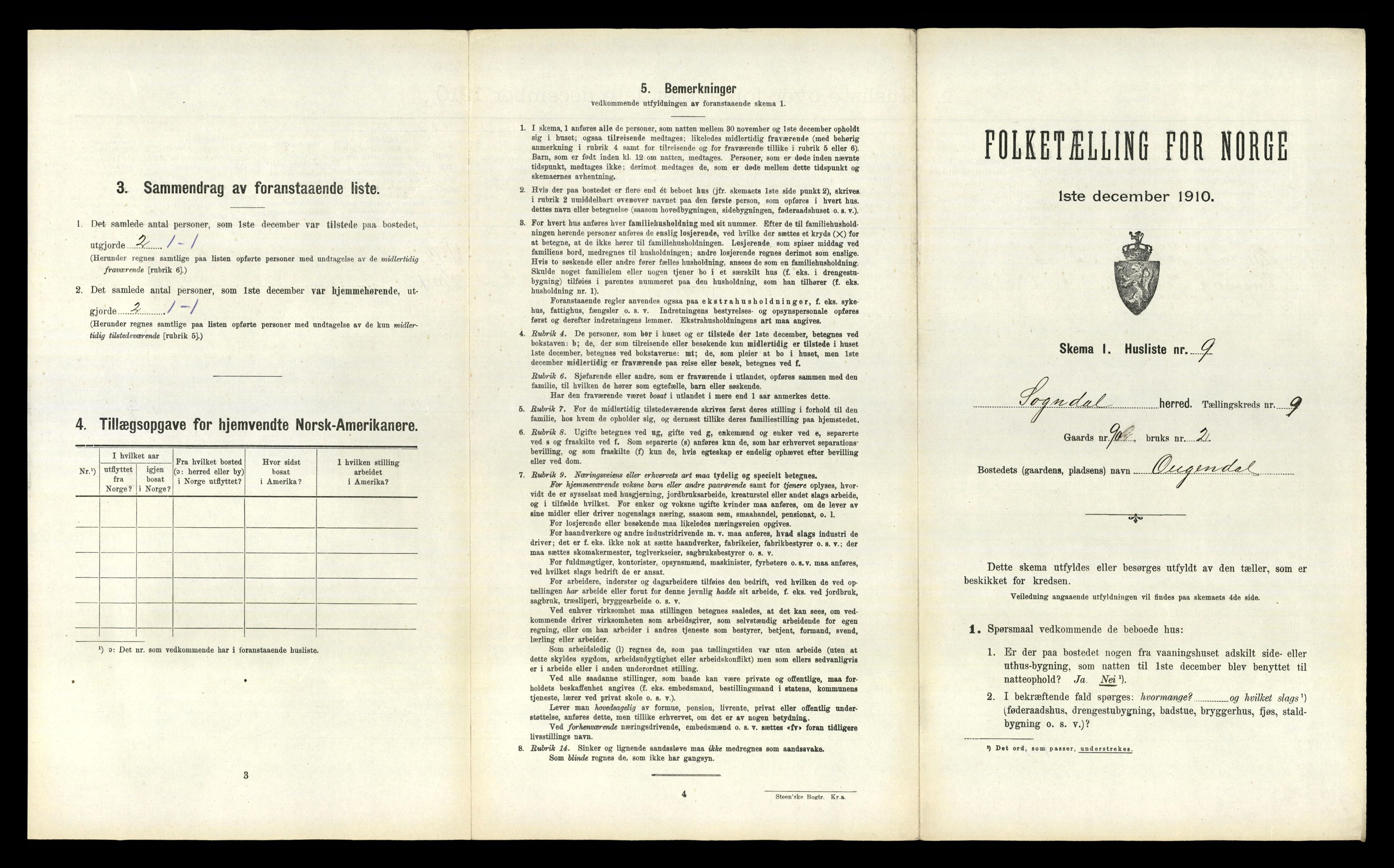 RA, 1910 census for Sokndal, 1910, p. 860