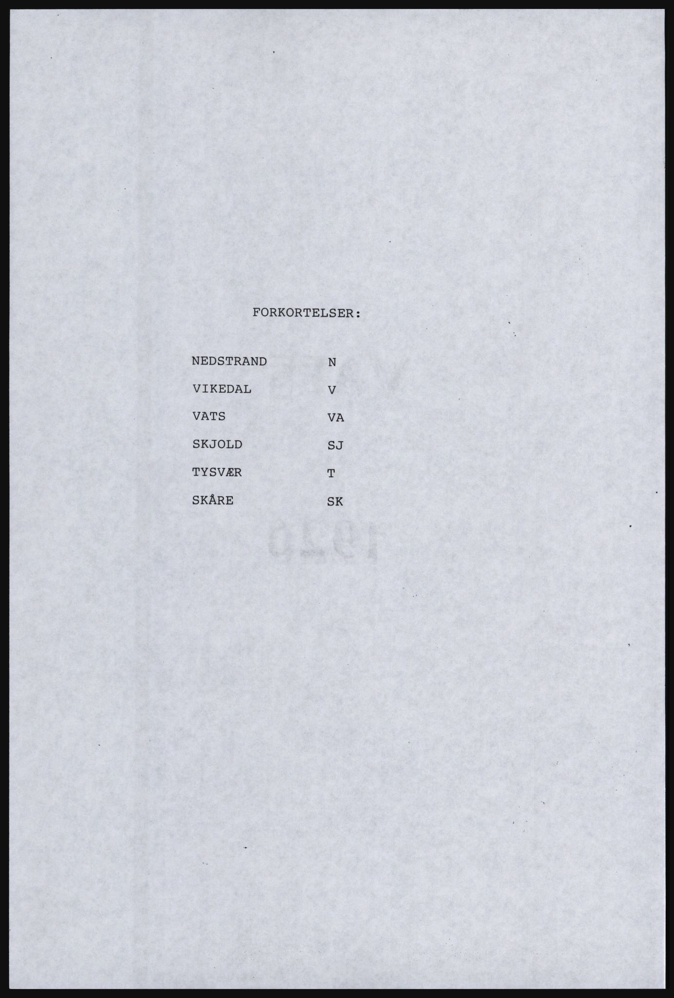 SAST, Copy of 1920 census for the Northern Rogaland, 1920, p. 122