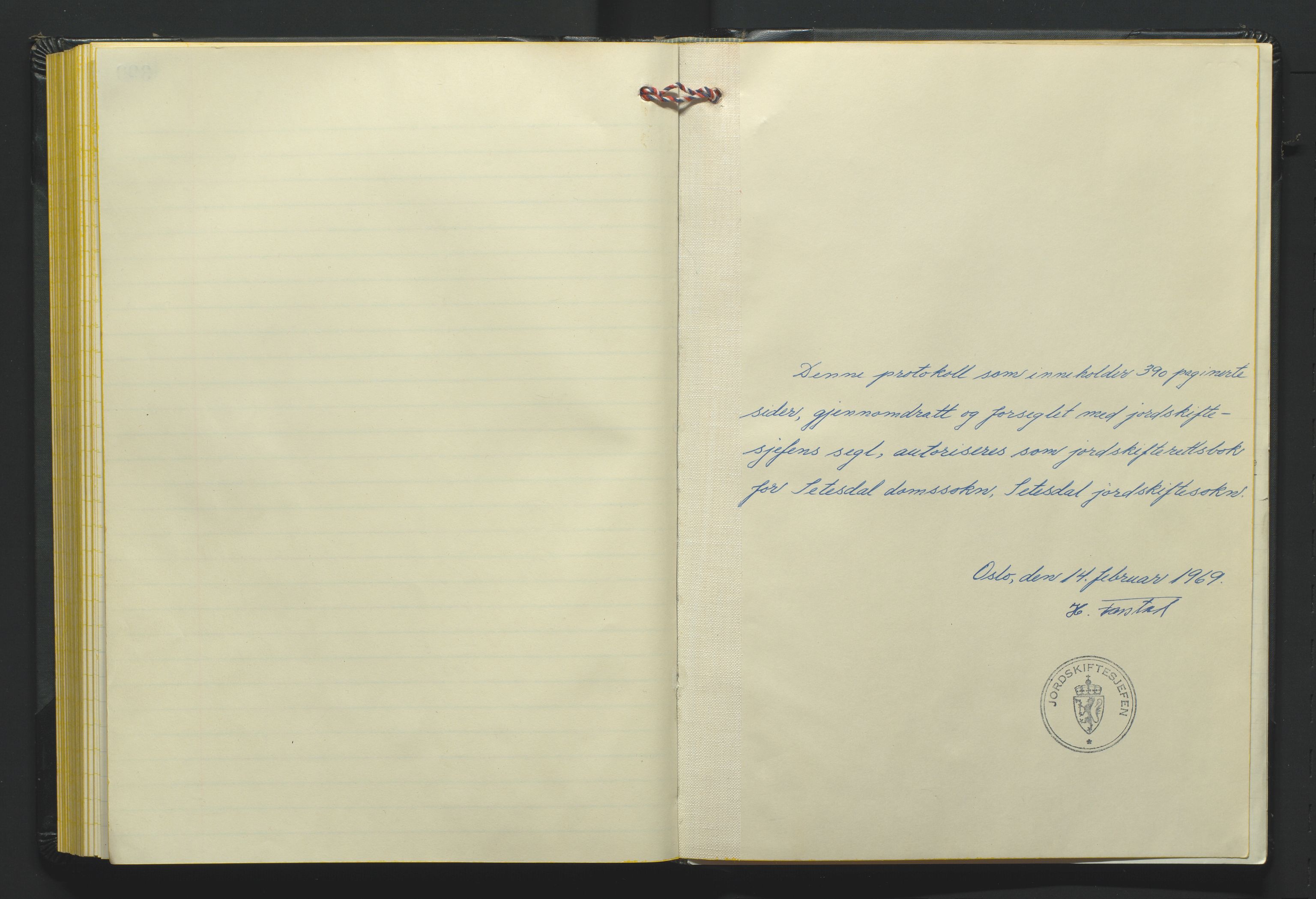 Setesdal jordskifterett, AV/SAK-1541-0008/F/Fa/Faa/L0012: Jordskifteprotokoll med gårdsregister, Setesdal domssokn nr 27 (II), 1970-1971