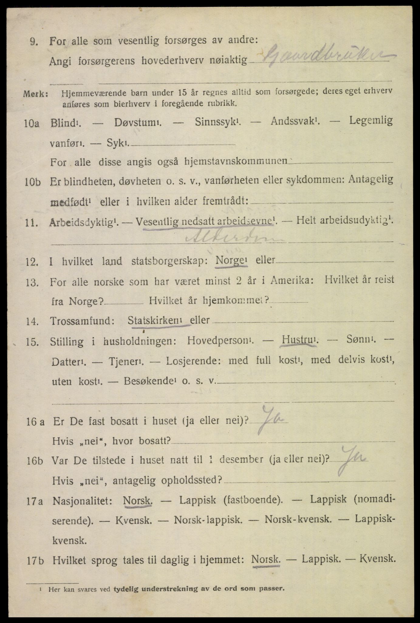 SAT, 1920 census for Bodin, 1920, p. 10837