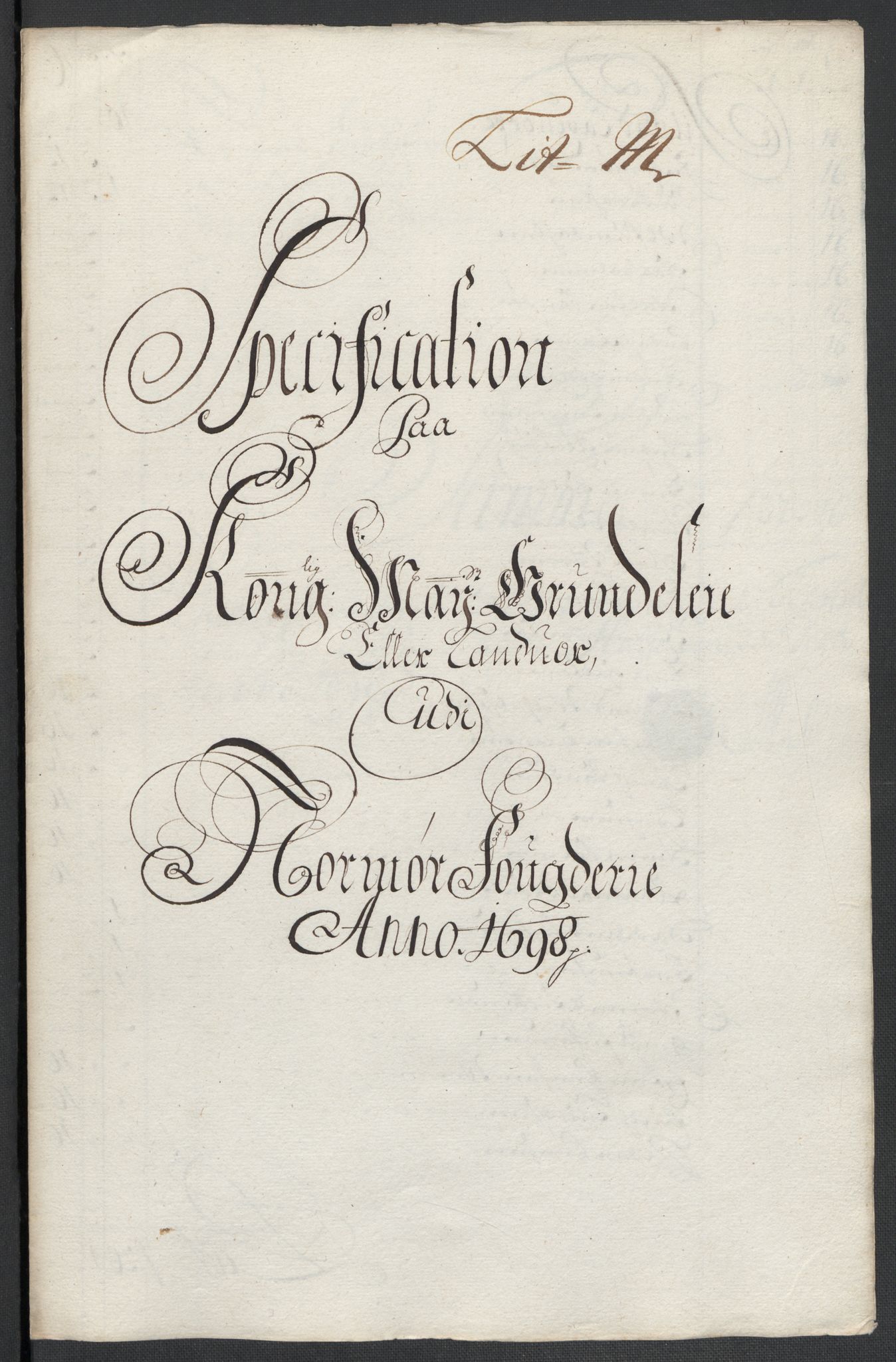 Rentekammeret inntil 1814, Reviderte regnskaper, Fogderegnskap, RA/EA-4092/R56/L3737: Fogderegnskap Nordmøre, 1697-1698, p. 285