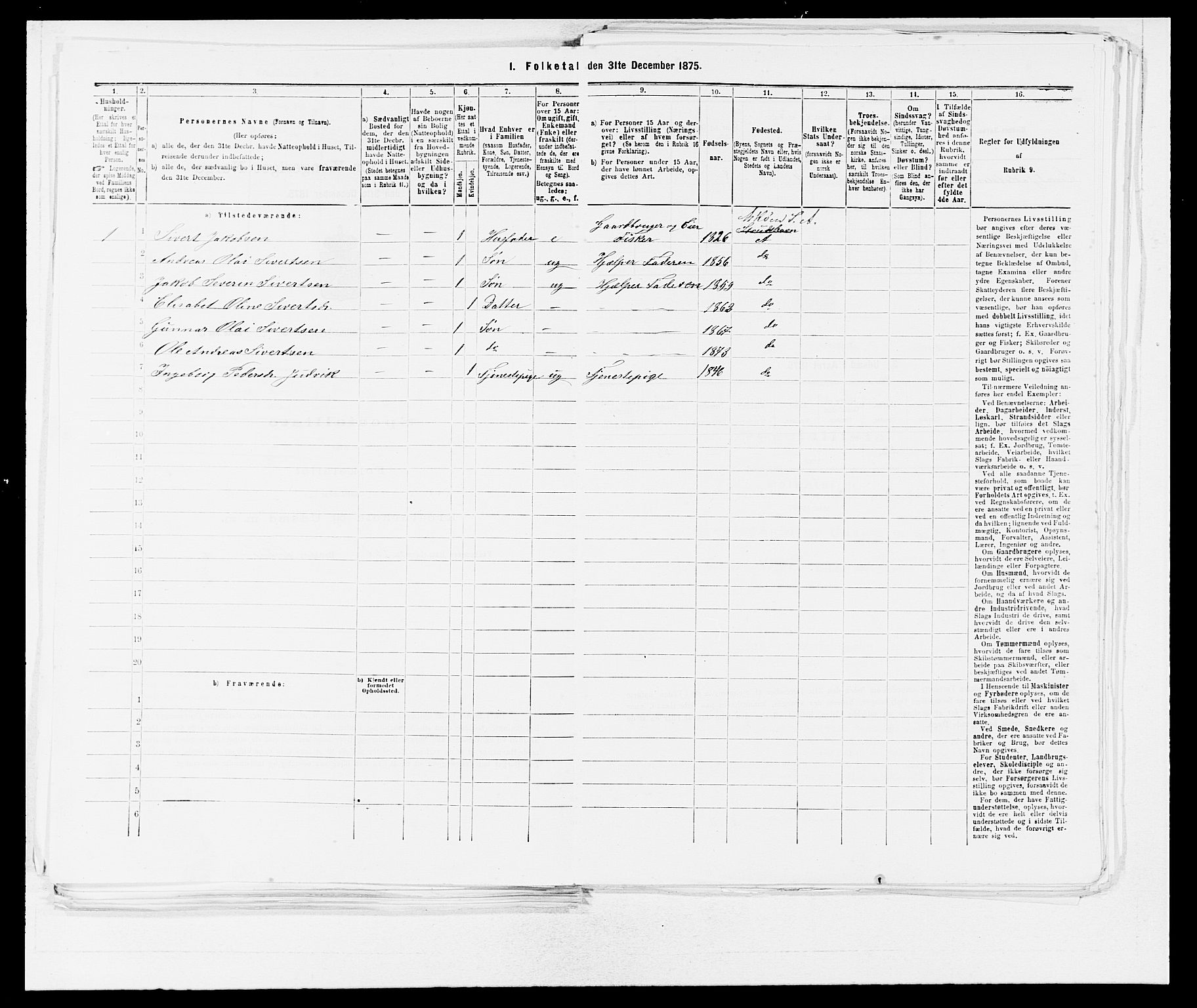 SAB, 1875 census for 1247P Askøy, 1875, p. 292