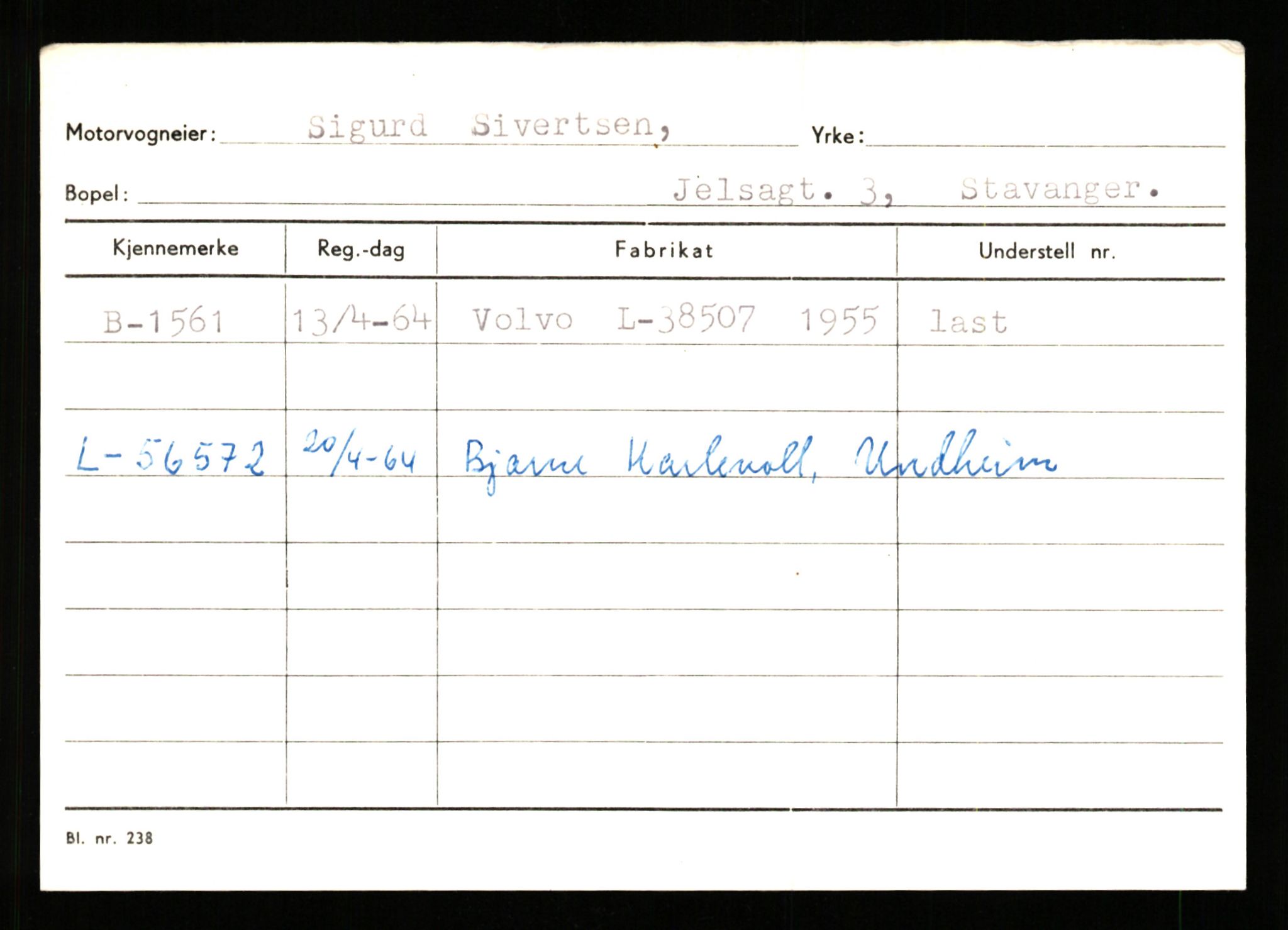 Stavanger trafikkstasjon, AV/SAST-A-101942/0/G/L0001: Registreringsnummer: 0 - 5782, 1930-1971, p. 1043