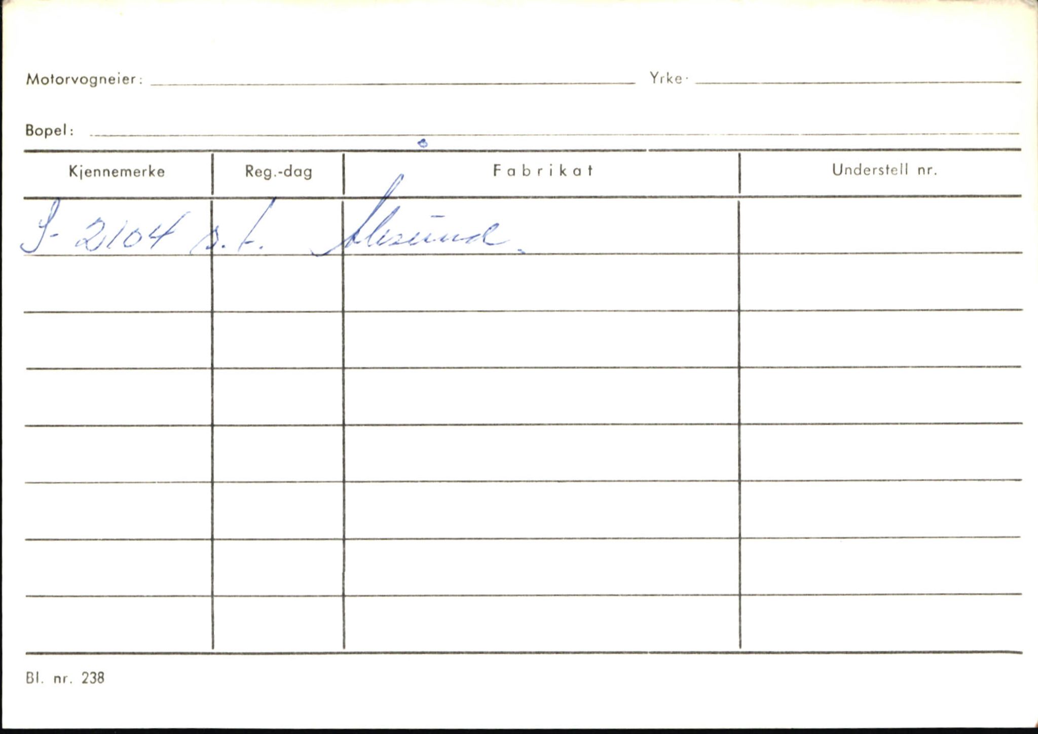 Statens vegvesen, Sogn og Fjordane vegkontor, AV/SAB-A-5301/4/F/L0145: Registerkort Vågsøy S-Å. Årdal I-P, 1945-1975, p. 589