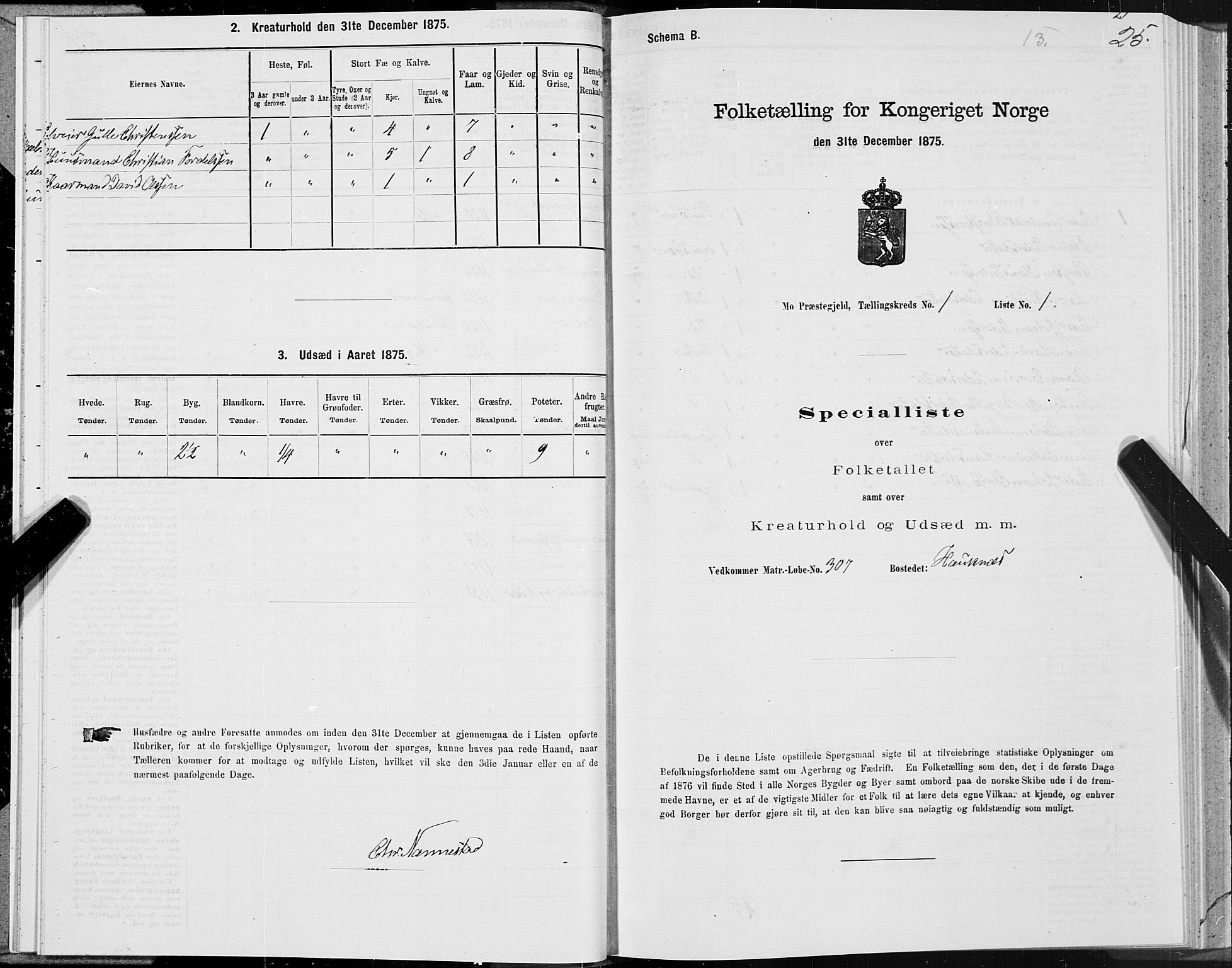SAT, 1875 census for 1833P Mo, 1875, p. 1025