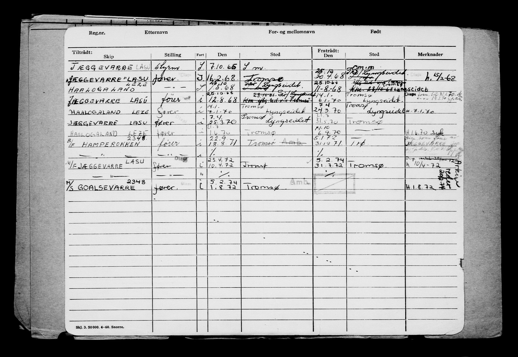 Direktoratet for sjømenn, AV/RA-S-3545/G/Gb/L0216: Hovedkort, 1923, p. 8