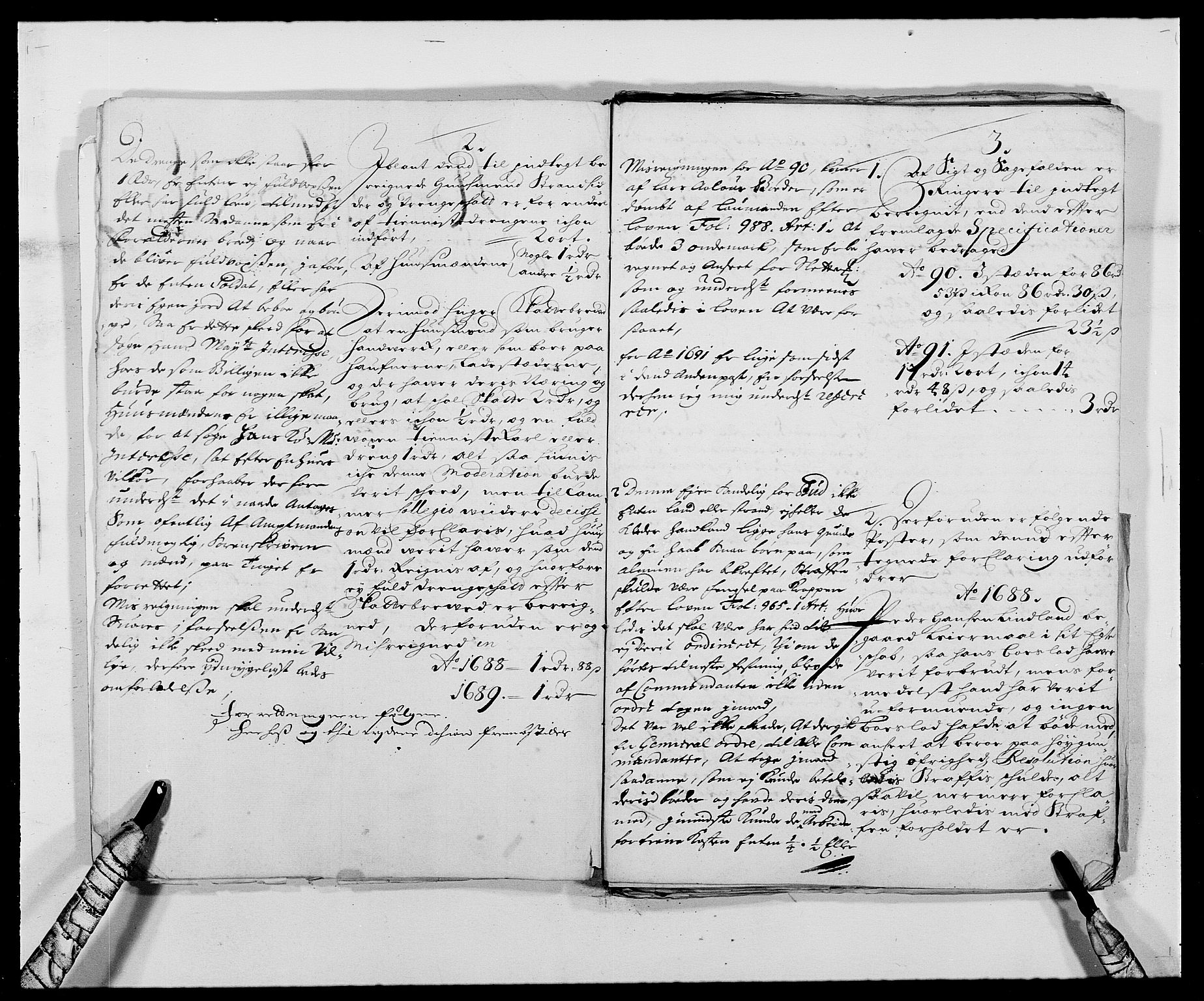 Rentekammeret inntil 1814, Reviderte regnskaper, Fogderegnskap, AV/RA-EA-4092/R42/L2544: Mandal fogderi, 1692-1693, p. 94