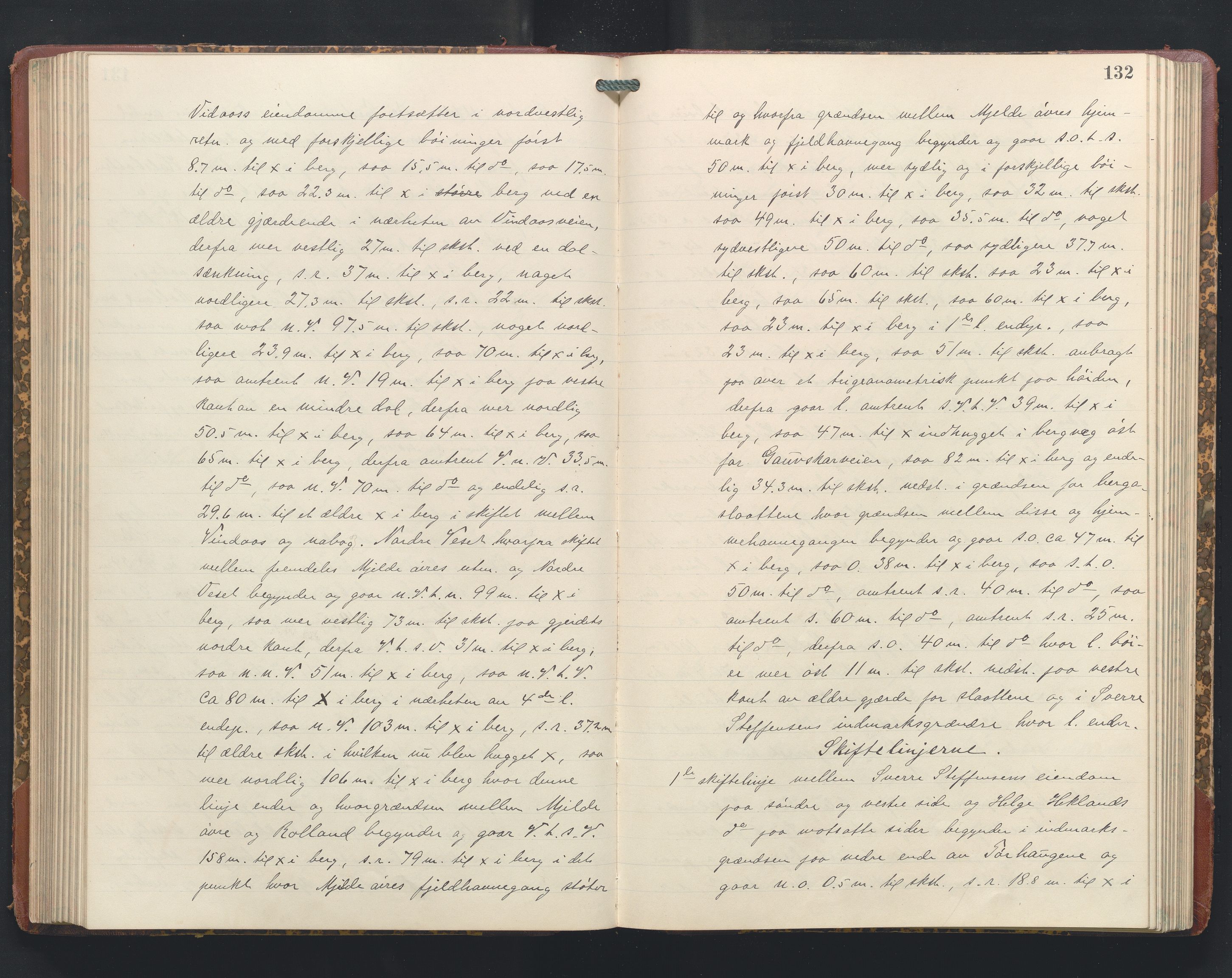 Hordaland jordskiftedøme - I Nordhordland jordskiftedistrikt, AV/SAB-A-6801/A/Aa/L0028: Forhandlingsprotokoll, 1924-1926, p. 131b-132a