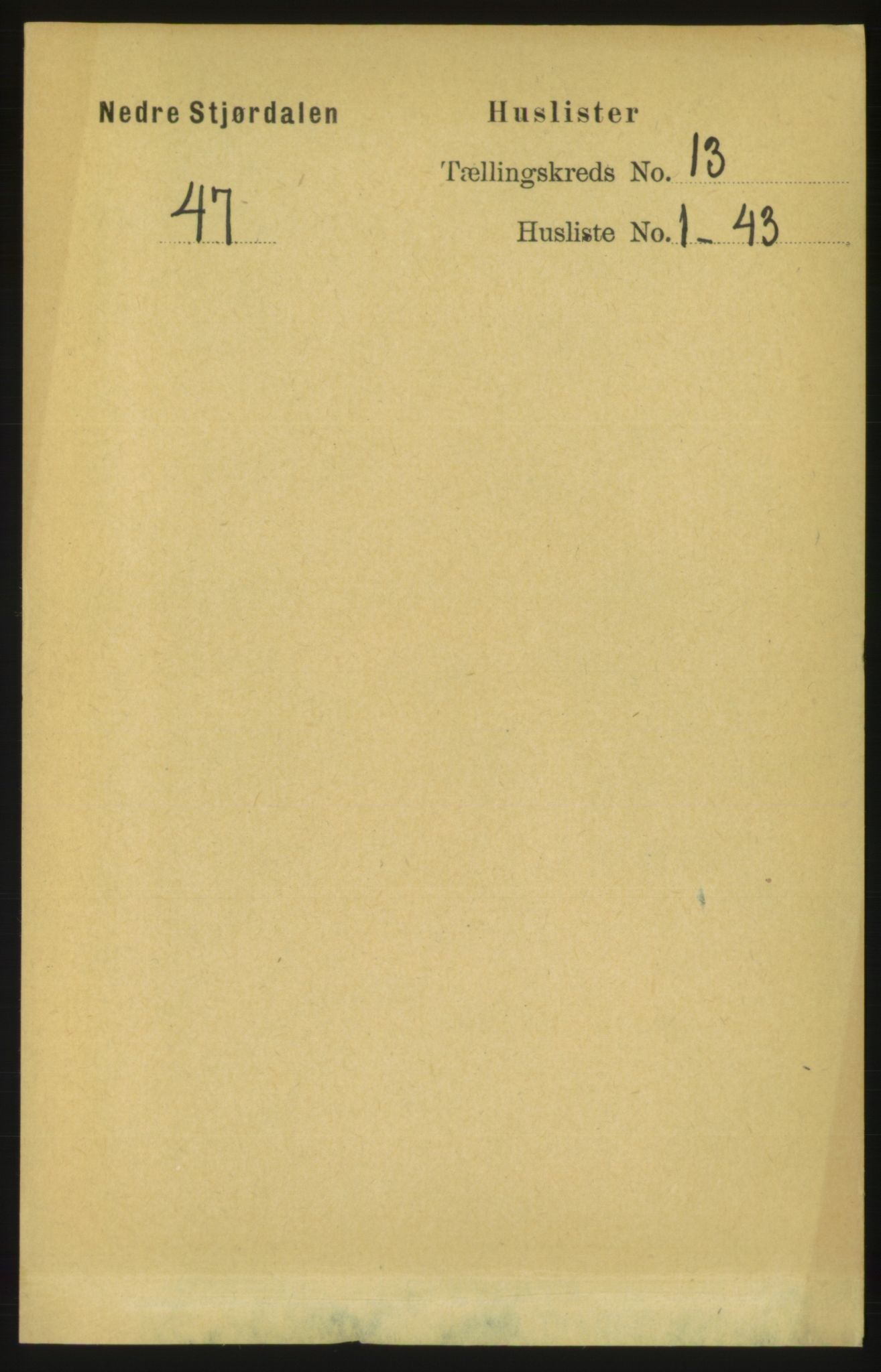 RA, 1891 census for 1714 Nedre Stjørdal, 1891, p. 6175