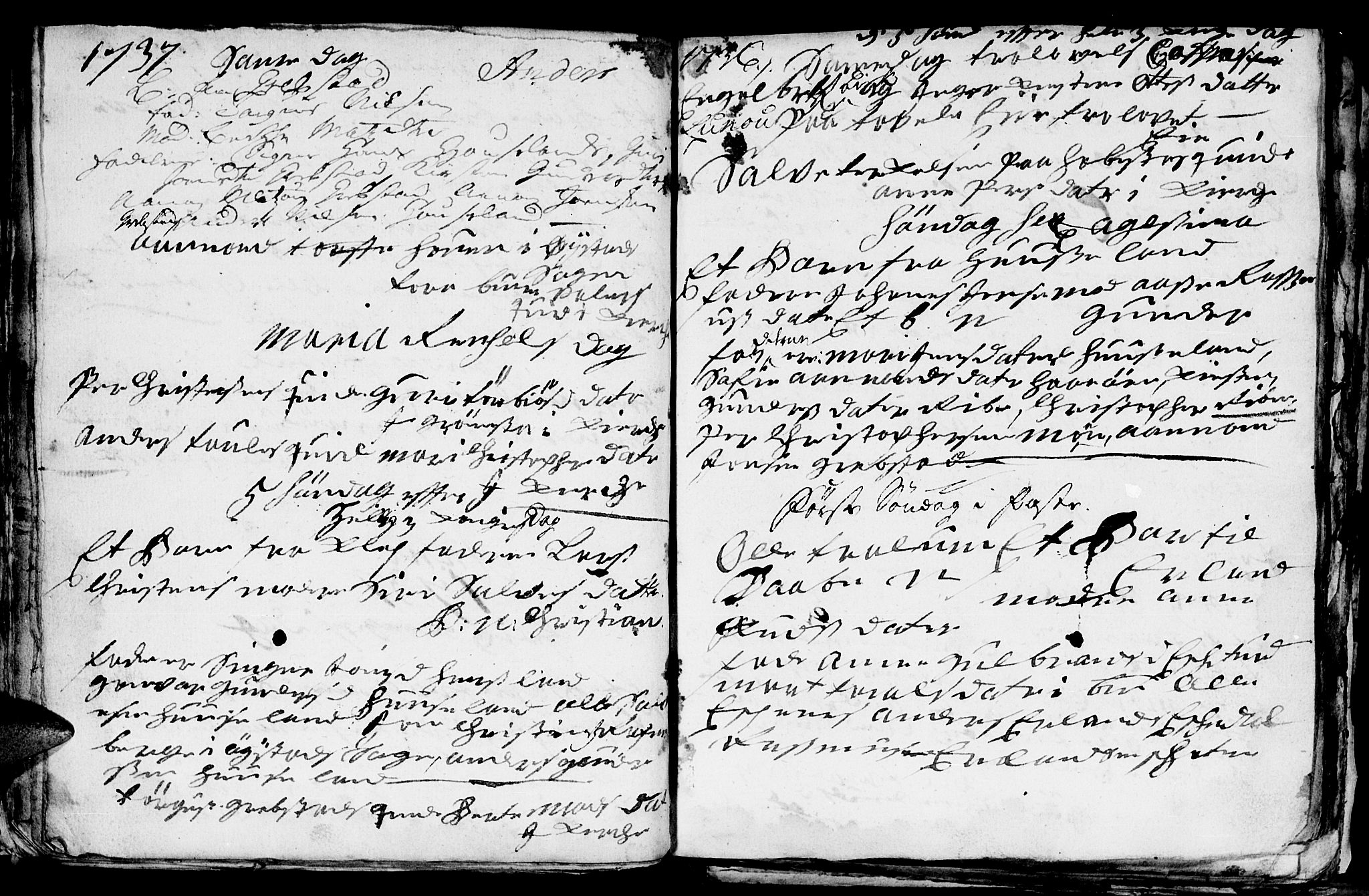 Fjære sokneprestkontor, AV/SAK-1111-0011/F/Fb/L0001: Parish register (copy) no. B 1, 1732-1750, p. 47