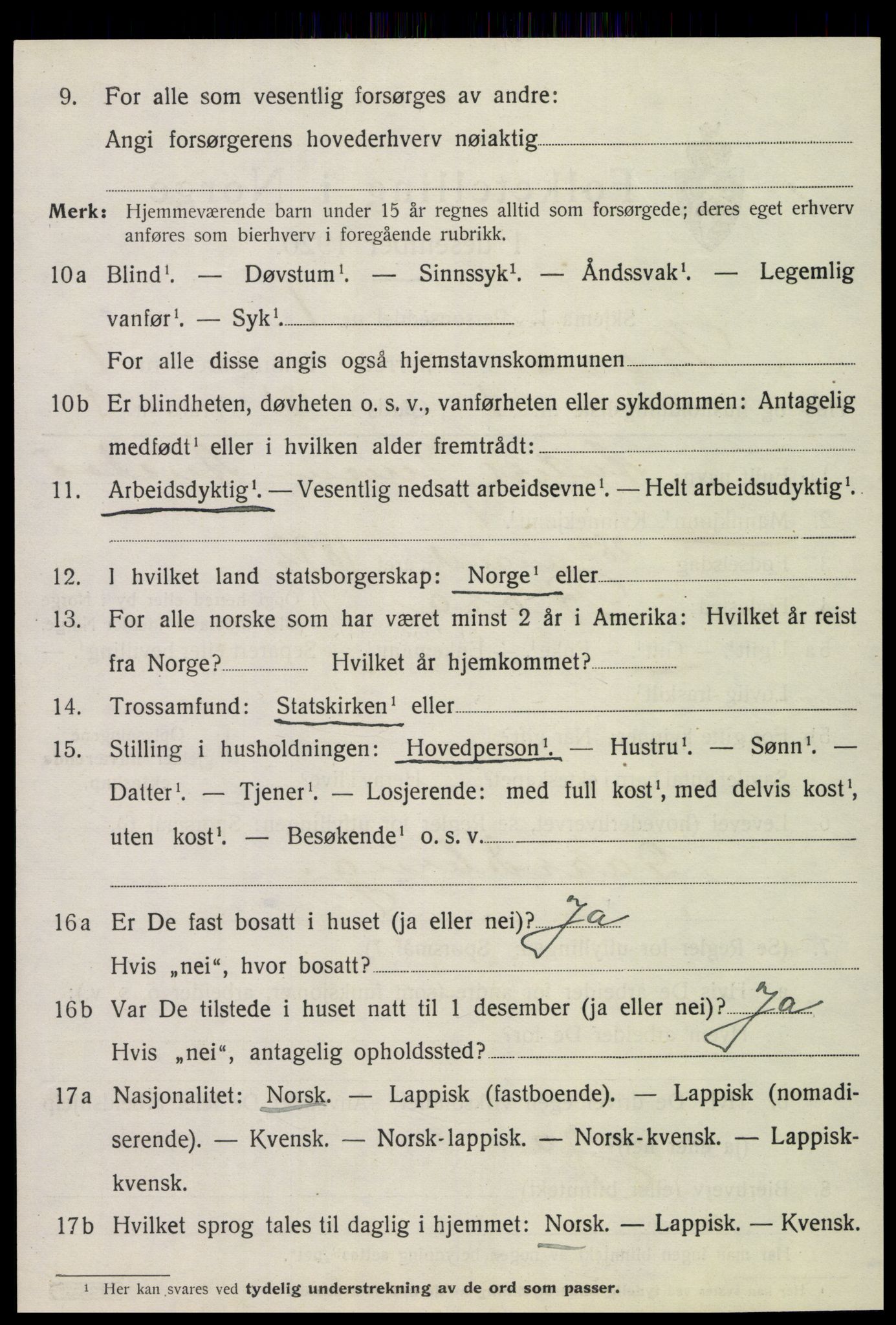 SAT, 1920 census for Røra, 1920, p. 340