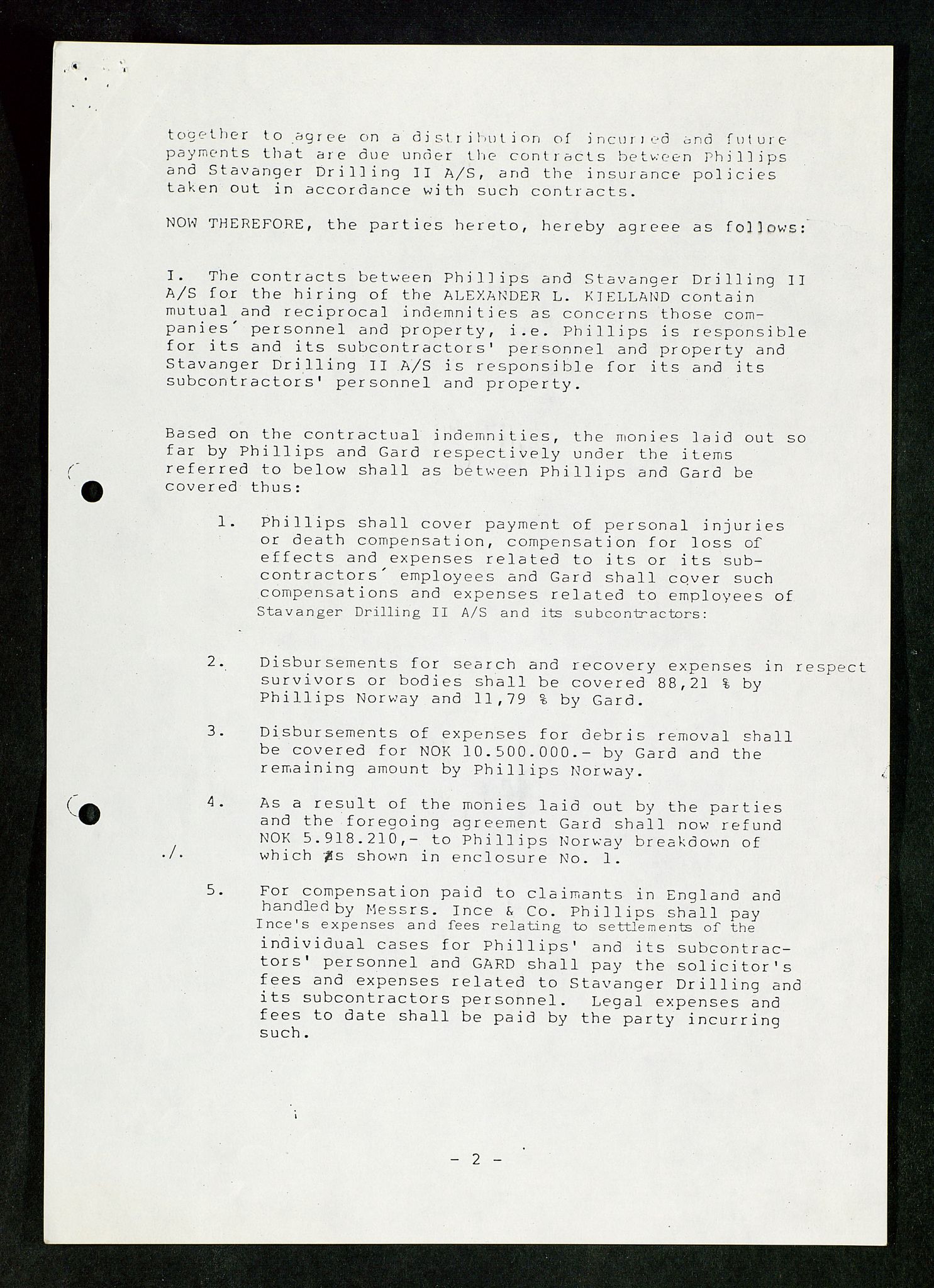 Pa 1503 - Stavanger Drilling AS, AV/SAST-A-101906/Da/L0017: Alexander L. Kielland - Saks- og korrespondansearkiv, 1981-1984, p. 99