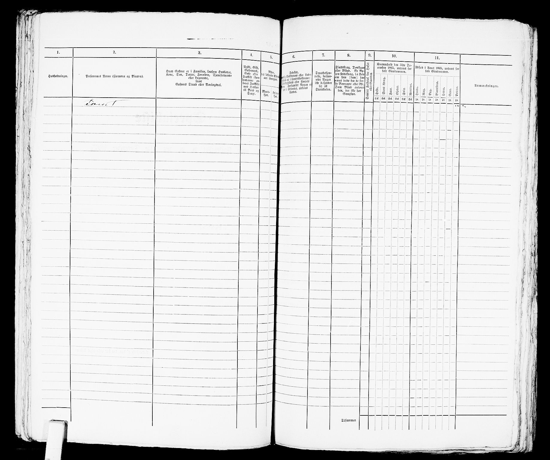 RA, 1865 census for Sandeherred/Sandefjord, 1865, p. 256