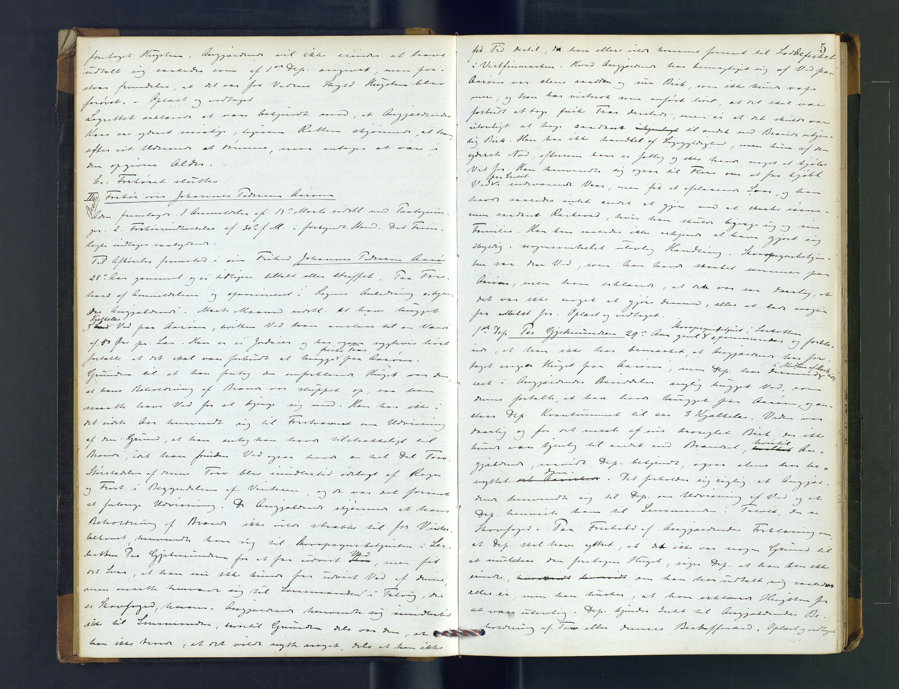 Alta fogderi/sorenskriveri, AV/SATØ-SATØ-5/1/J/Jb/L0178: Ekstrarettsprotokoll, 1885-1888, p. 5