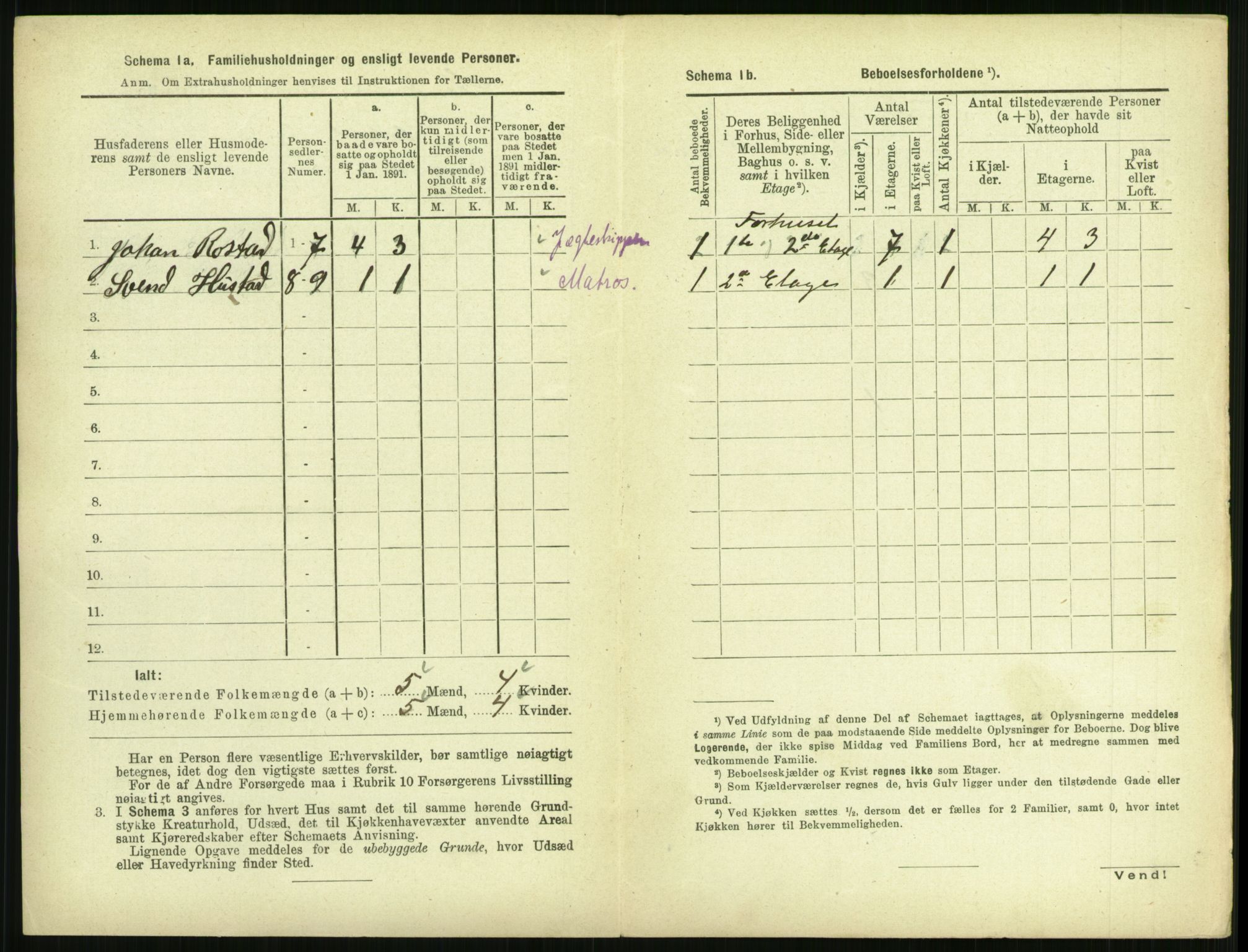 RA, 1891 census for 1702 Steinkjer, 1891, p. 1720