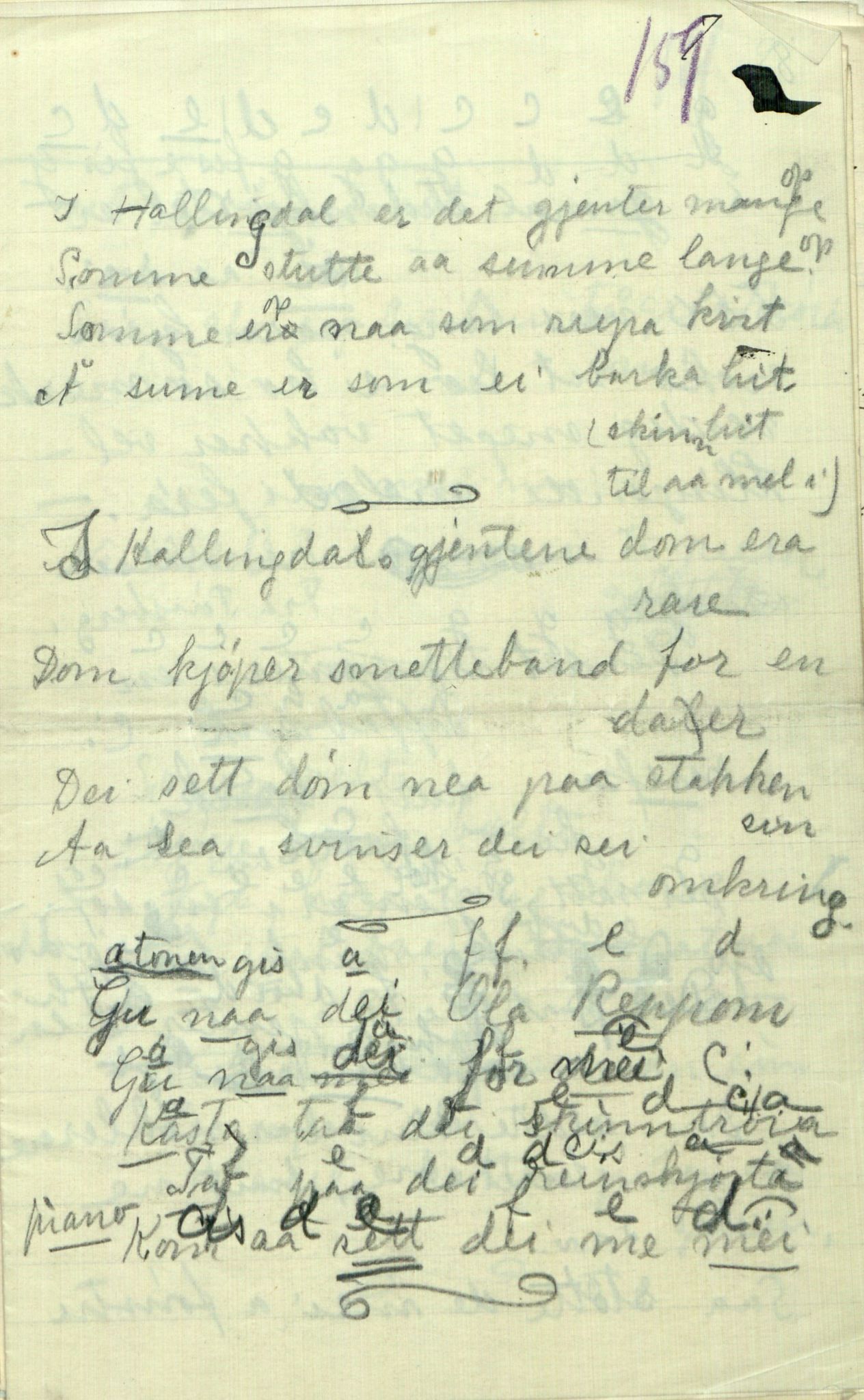Rikard Berge, TEMU/TGM-A-1003/F/L0009/0003: 341-356 / 343 Mest brev, litt tradisjon, 1902-1925, p. 159