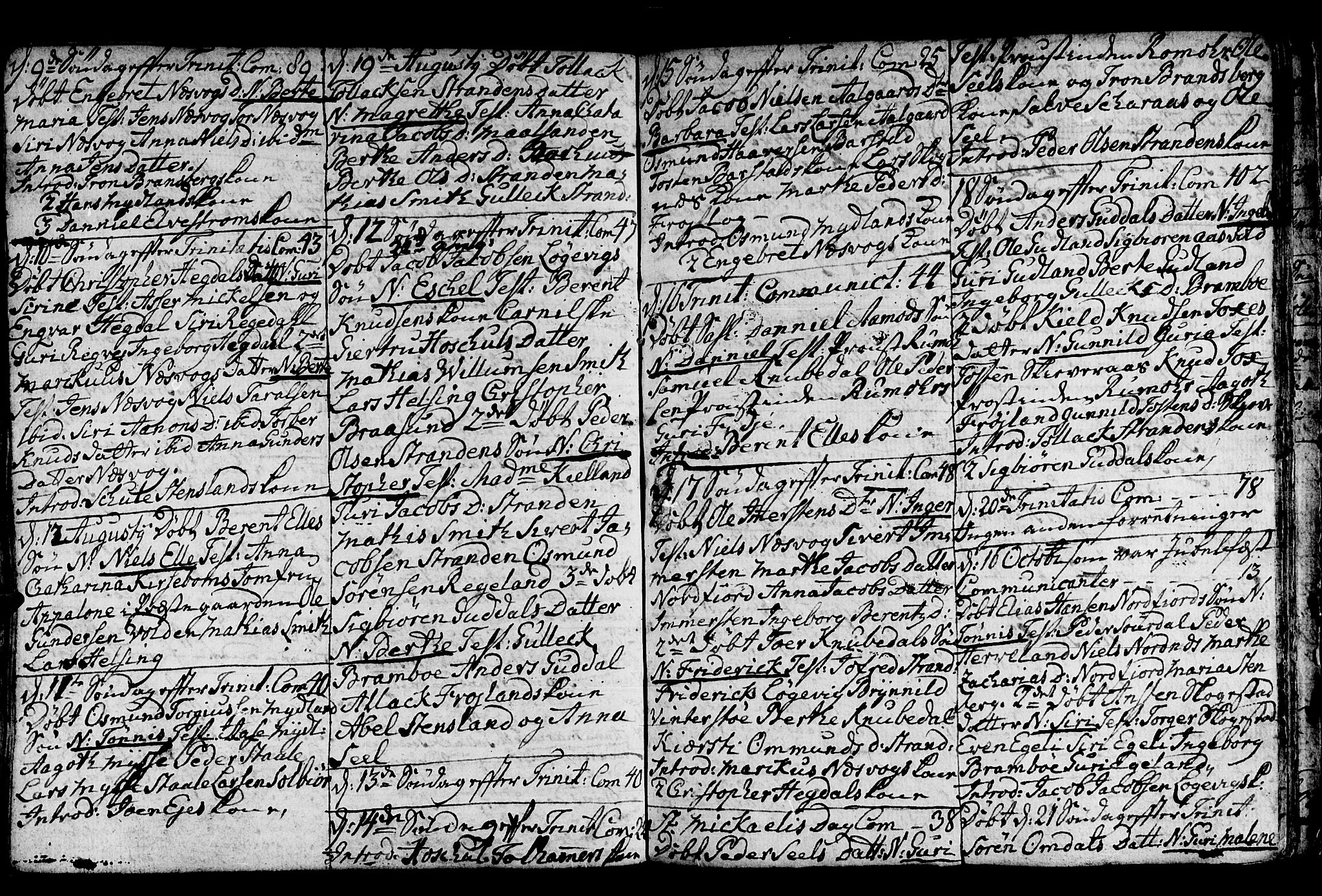 Sokndal sokneprestkontor, AV/SAST-A-101808: Parish register (official) no. A 3, 1740-1806