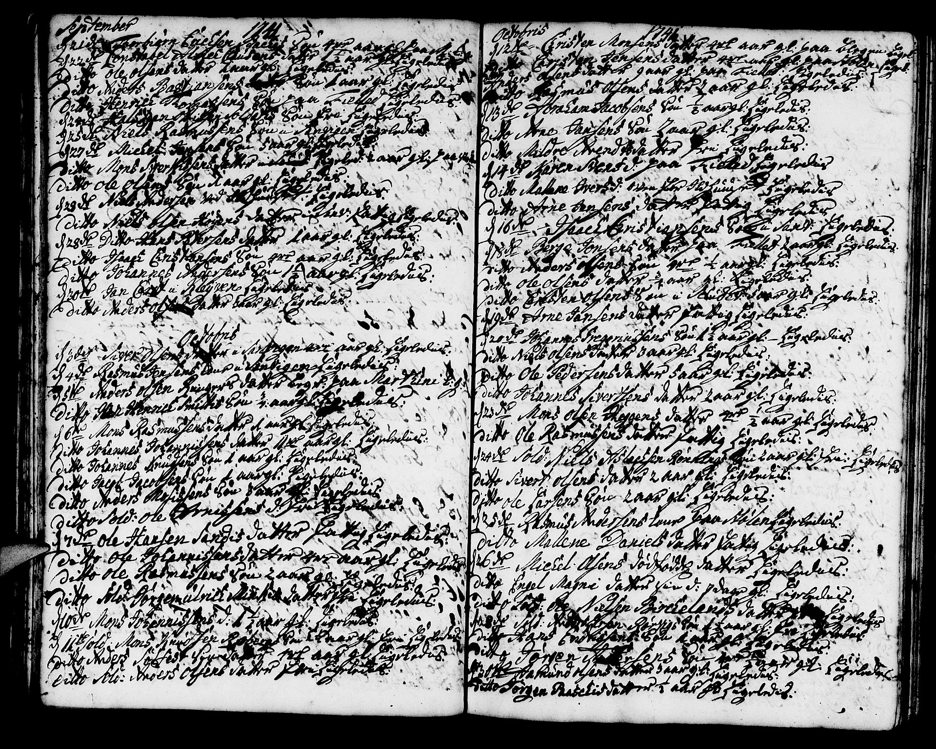 Korskirken sokneprestembete, AV/SAB-A-76101/H/Haa/L0011: Parish register (official) no. A 11, 1731-1785, p. 31