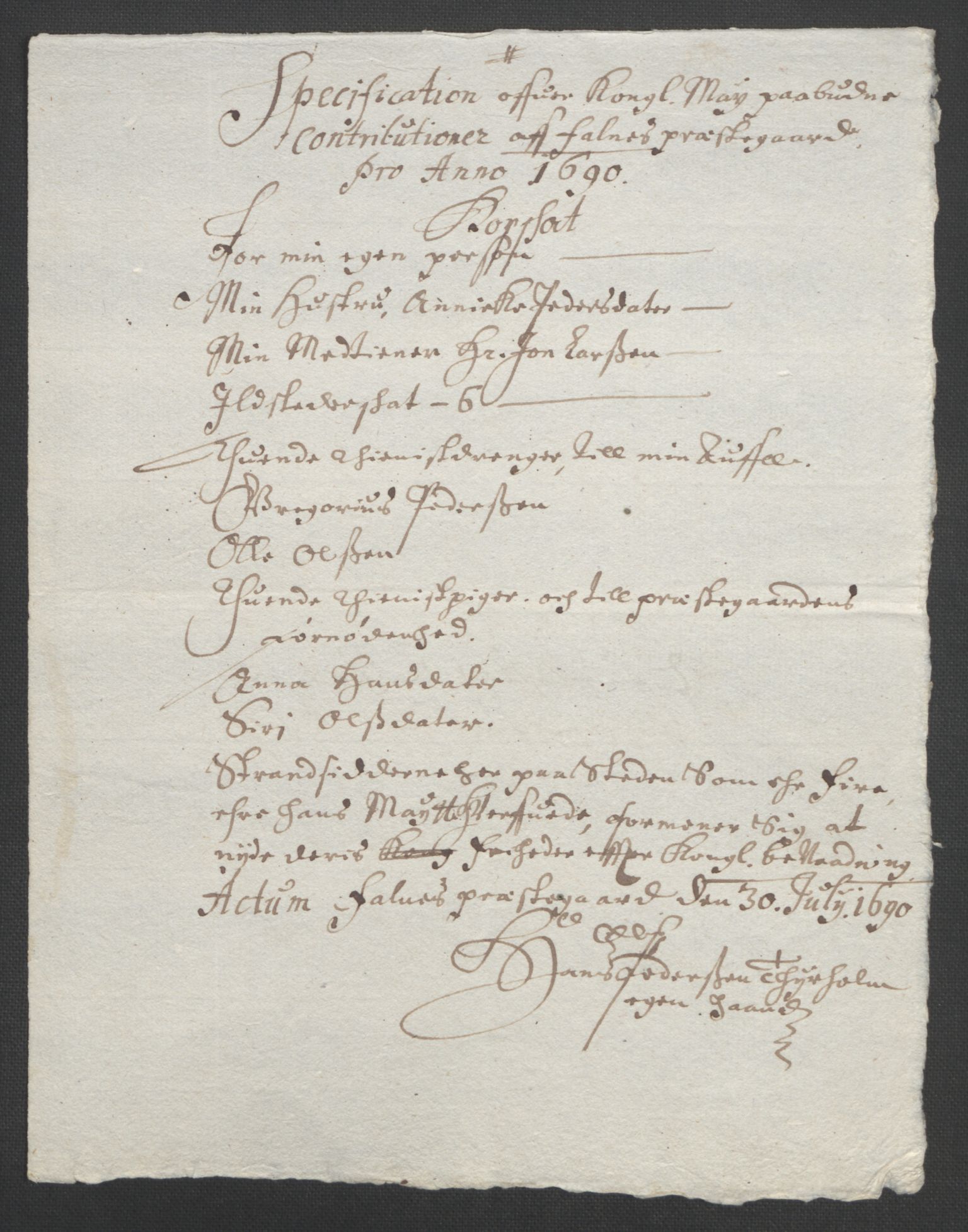 Rentekammeret inntil 1814, Reviderte regnskaper, Fogderegnskap, AV/RA-EA-4092/R47/L2856: Fogderegnskap Ryfylke, 1689-1693, p. 220