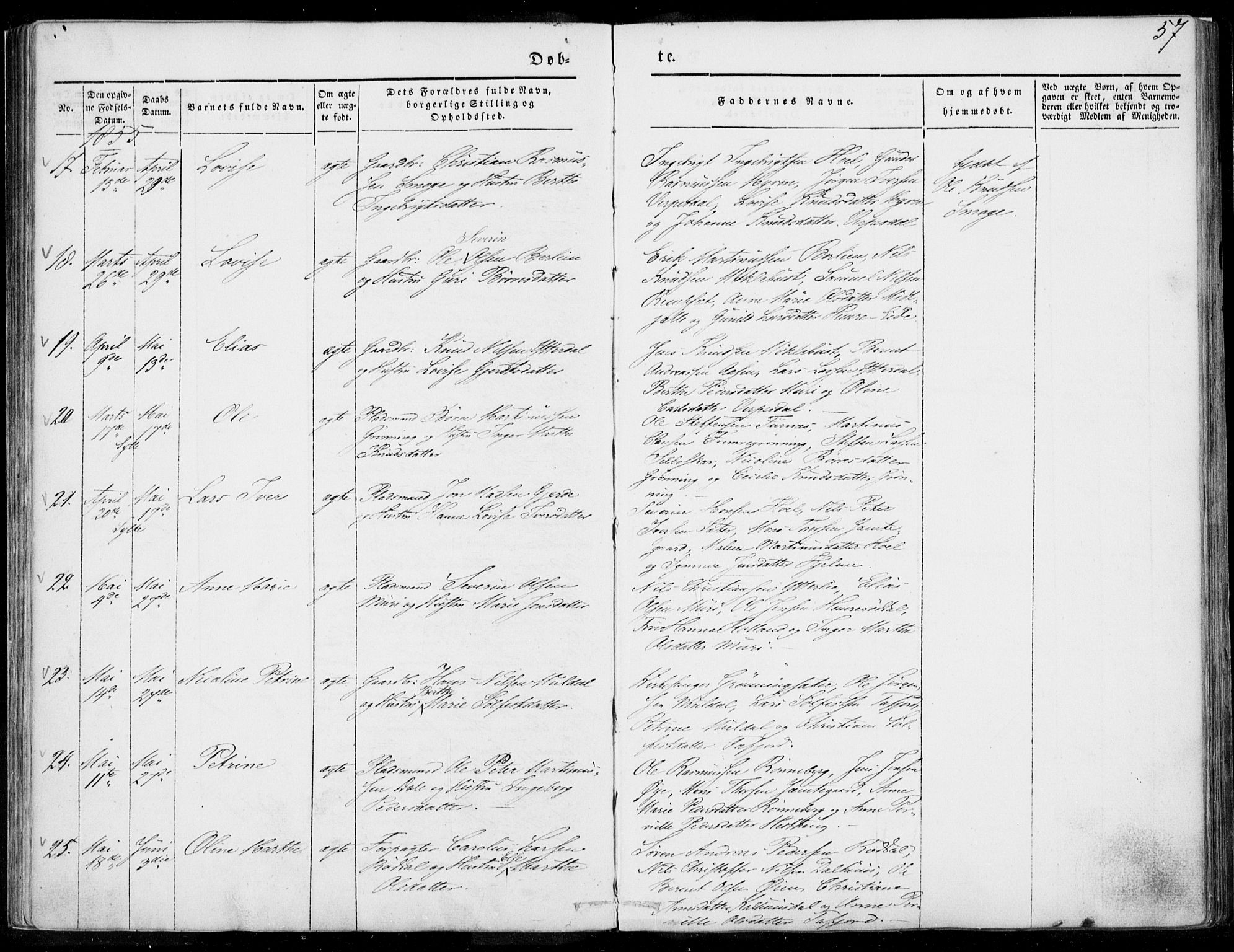 Ministerialprotokoller, klokkerbøker og fødselsregistre - Møre og Romsdal, SAT/A-1454/519/L0249: Parish register (official) no. 519A08, 1846-1868, p. 57