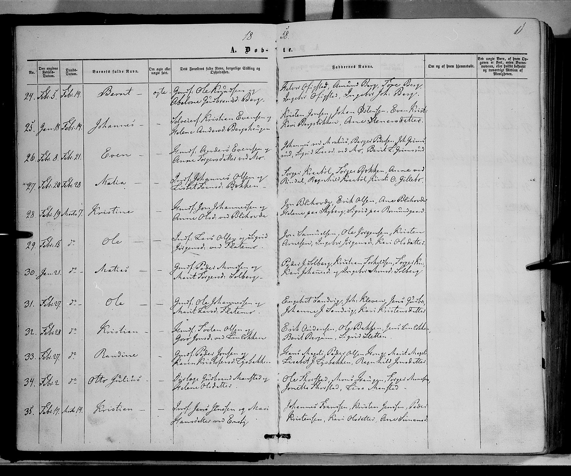 Øyer prestekontor, AV/SAH-PREST-084/H/Ha/Haa/L0006: Parish register (official) no. 6, 1858-1874, p. 3