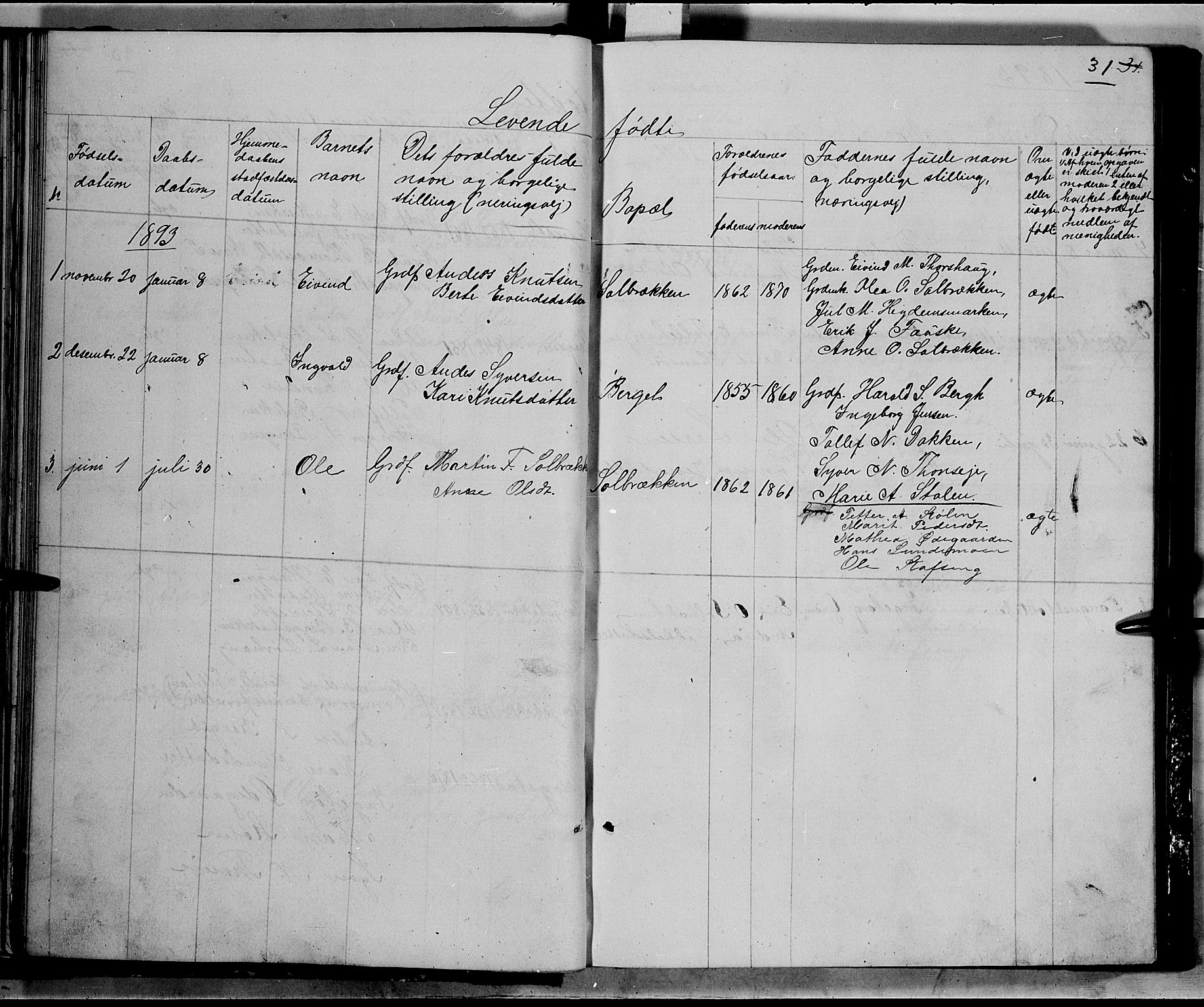 Nord-Aurdal prestekontor, SAH/PREST-132/H/Ha/Hab/L0005: Parish register (copy) no. 5, 1876-1895, p. 31