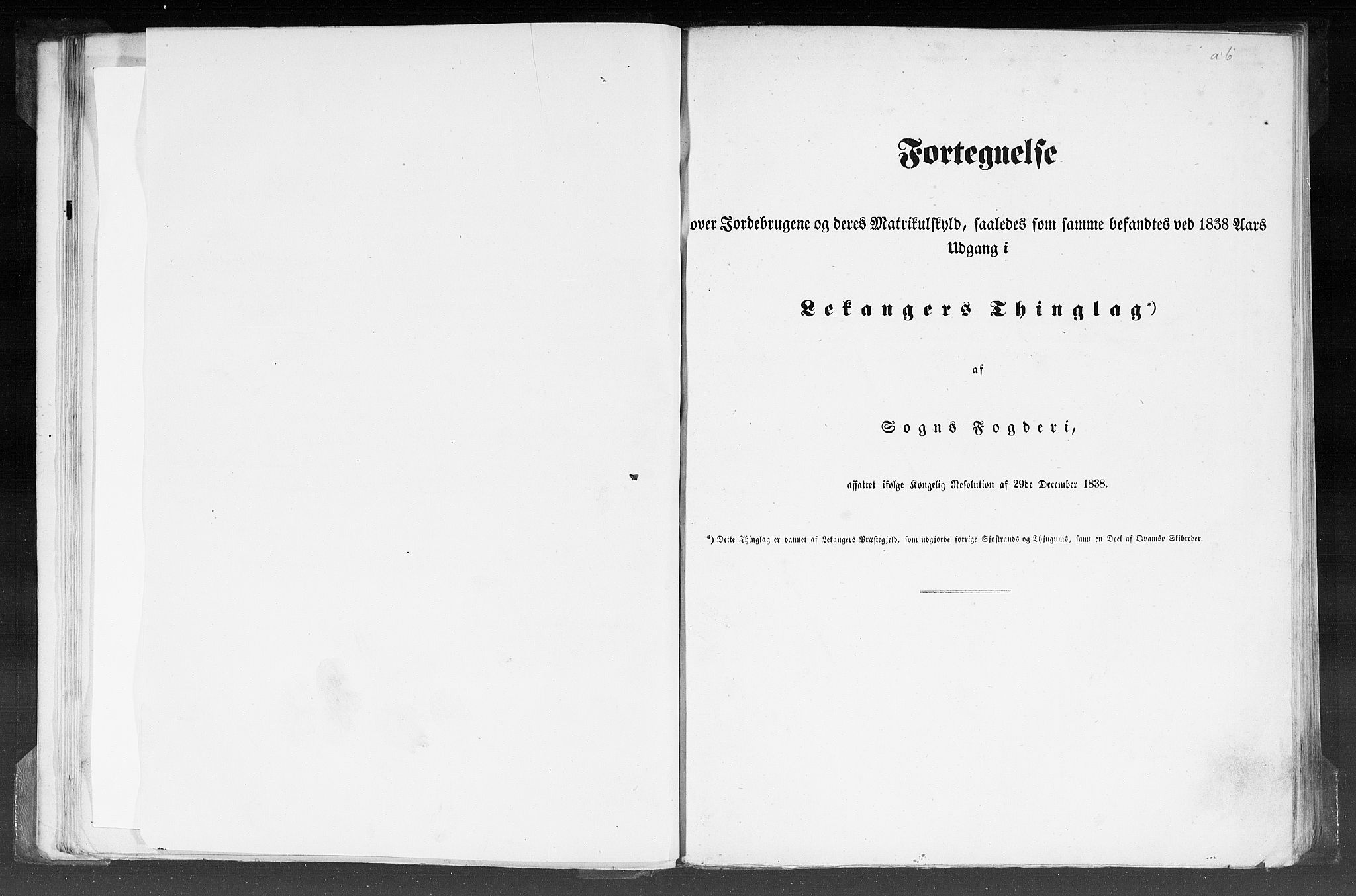 Rygh, AV/RA-PA-0034/F/Fb/L0012: Matrikkelen for 1838 - Nordre Bergenhus amt (Sogn og Fjordane fylke), 1838