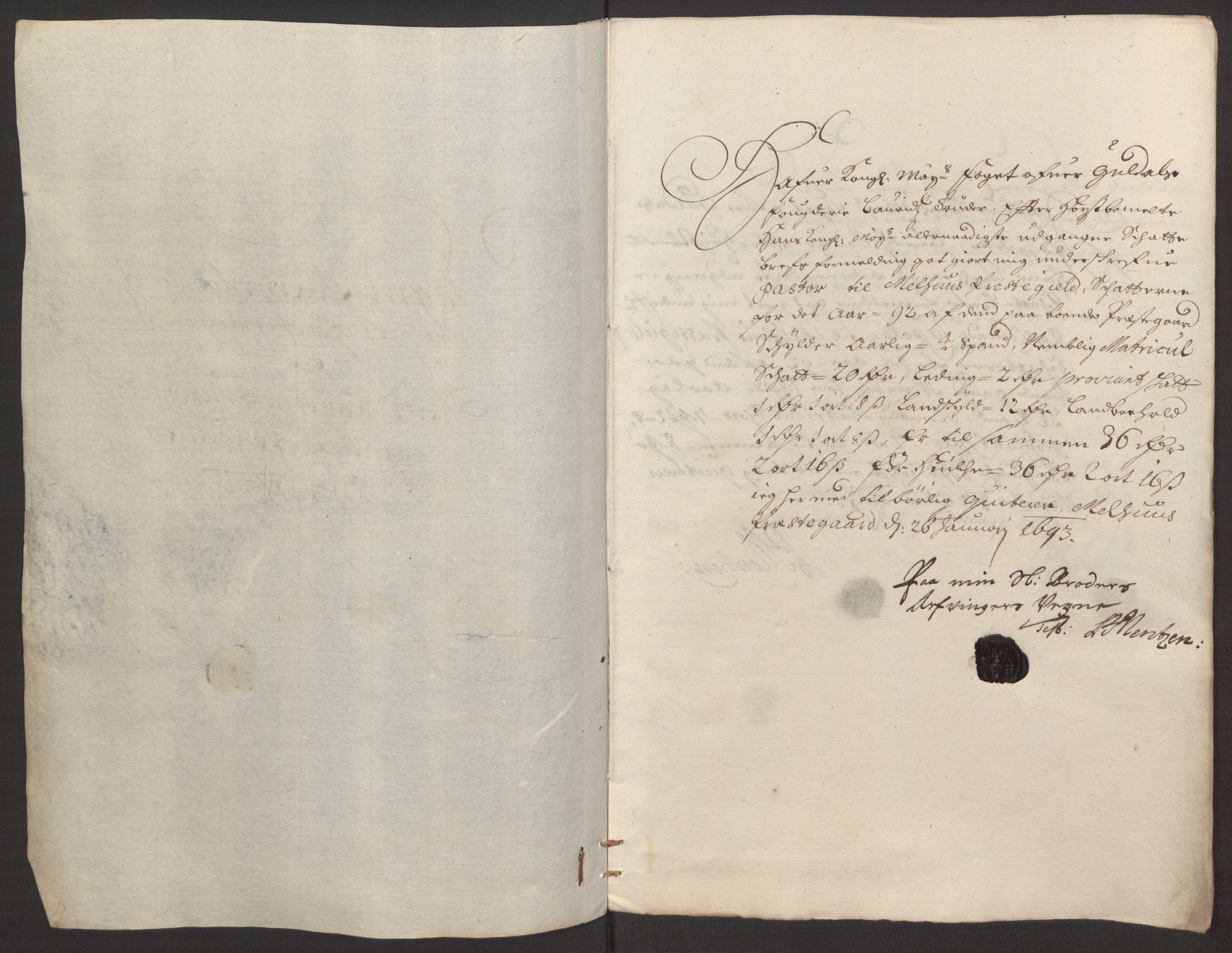 Rentekammeret inntil 1814, Reviderte regnskaper, Fogderegnskap, AV/RA-EA-4092/R59/L3942: Fogderegnskap Gauldal, 1692, p. 197