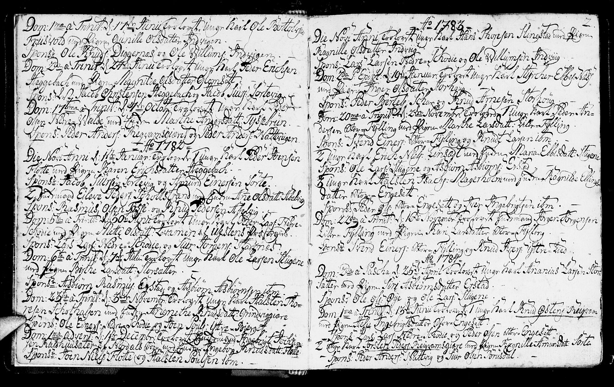 Ministerialprotokoller, klokkerbøker og fødselsregistre - Møre og Romsdal, AV/SAT-A-1454/524/L0350: Parish register (official) no. 524A02, 1780-1817, p. 2