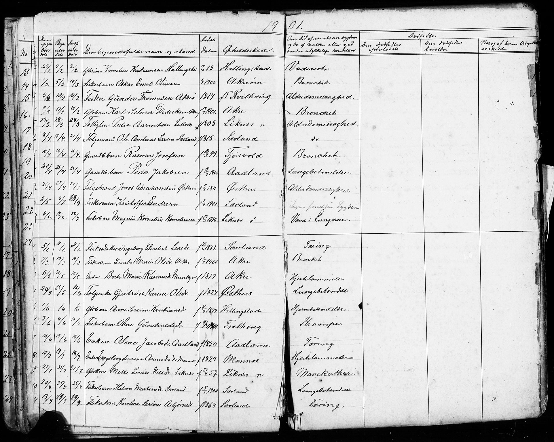 Kopervik sokneprestkontor, SAST/A-101850/H/Ha/Hab/L0002: Parish register (copy) no. B 2, 1881-1905, p. 167