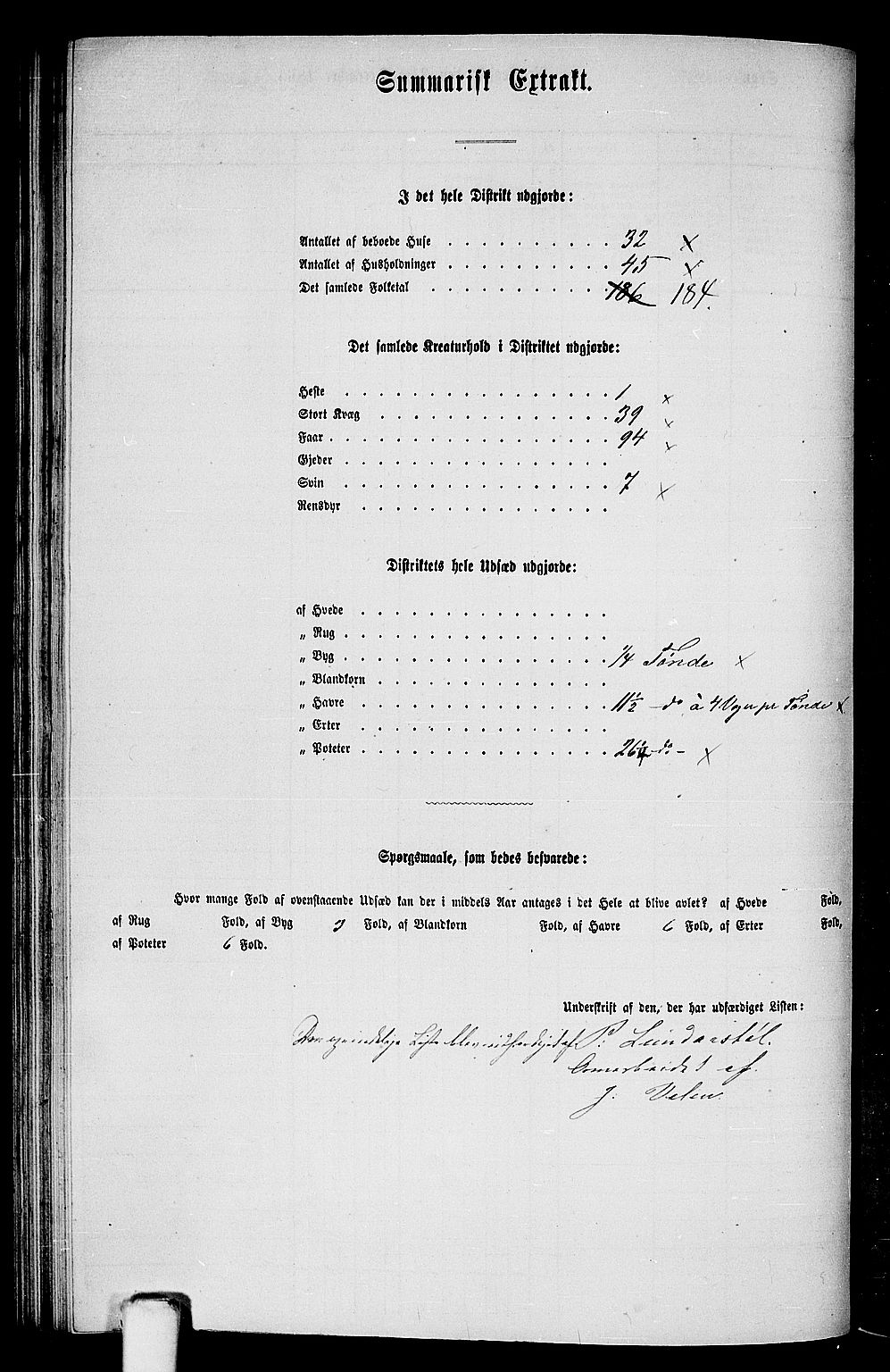 RA, 1865 census for Stord, 1865, p. 77