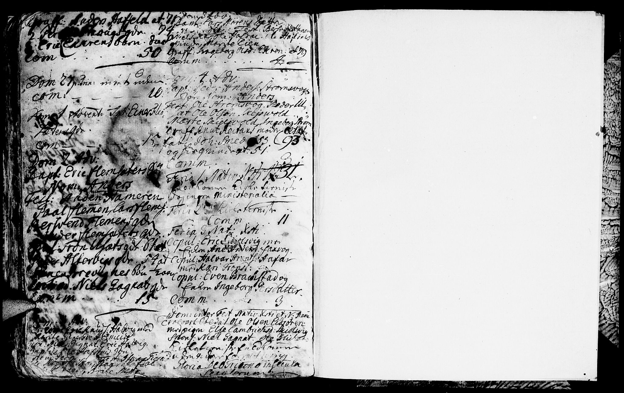 Ministerialprotokoller, klokkerbøker og fødselsregistre - Møre og Romsdal, SAT/A-1454/586/L0977: Parish register (official) no. 586A03, 1706-1731