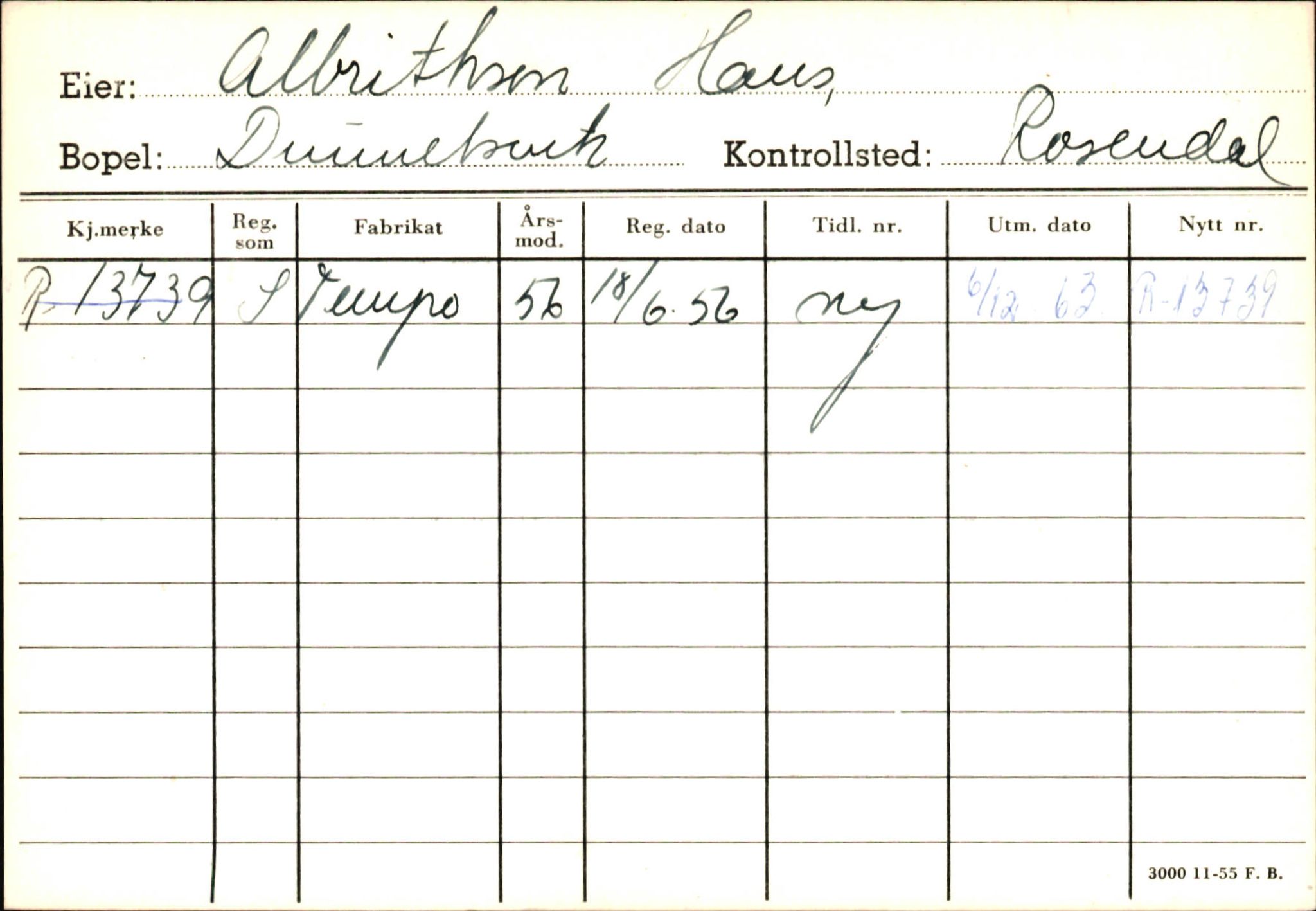 Statens vegvesen, Hordaland vegkontor, AV/SAB-A-5201/2/Ha/L0001: R-eierkort A, 1920-1971, p. 306