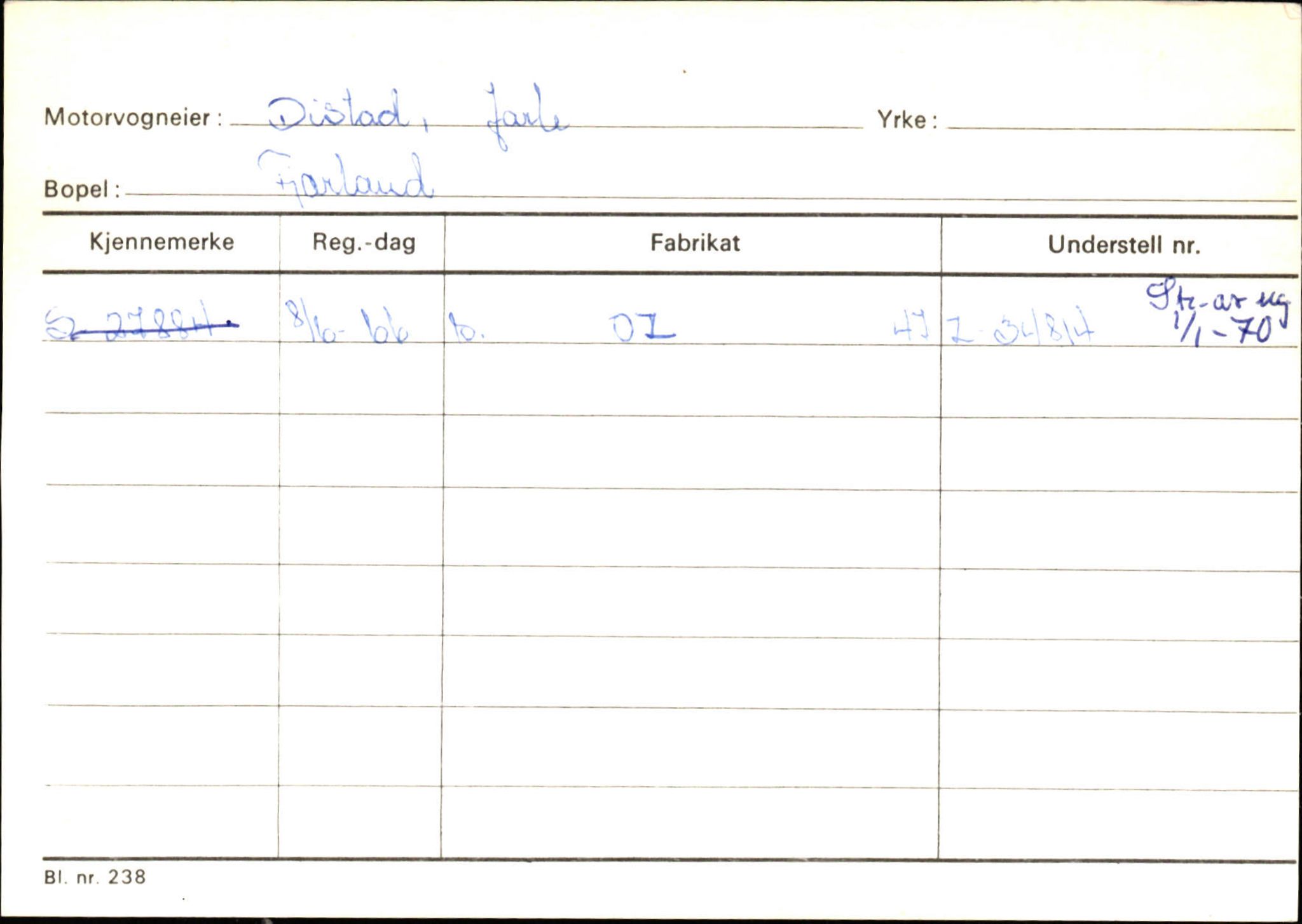 Statens vegvesen, Sogn og Fjordane vegkontor, AV/SAB-A-5301/4/F/L0132: Eigarregister Askvoll A-Å. Balestrand A-Å, 1945-1975, p. 1651