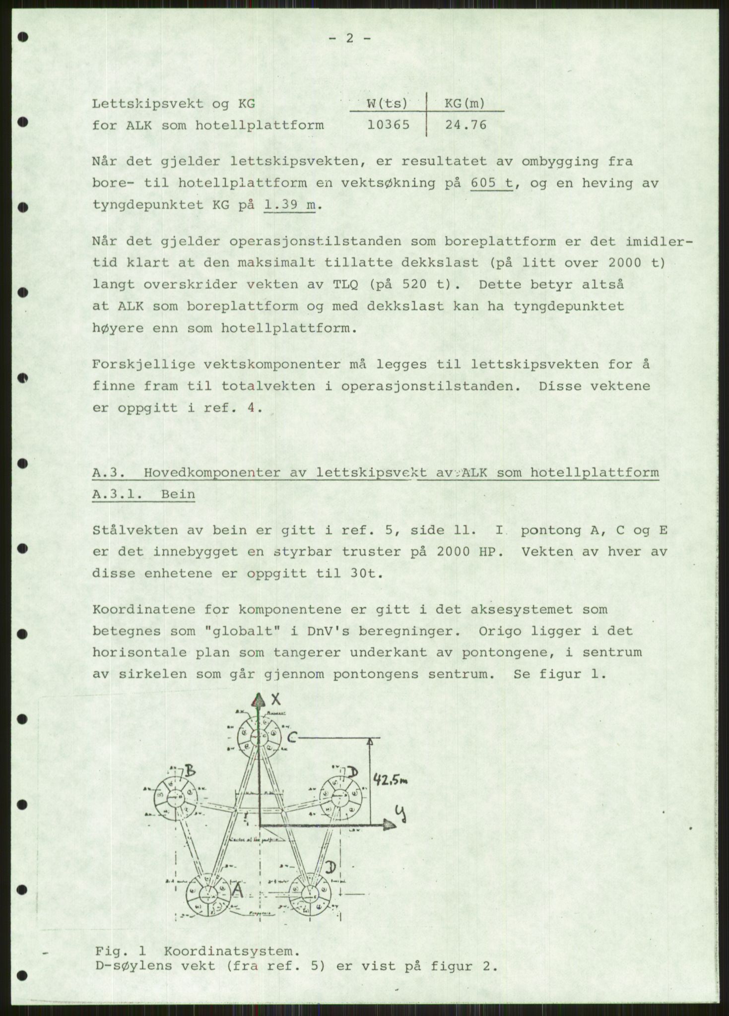 Justisdepartementet, Granskningskommisjonen ved Alexander Kielland-ulykken 27.3.1980, AV/RA-S-1165/D/L0004: 0001: Vurdering av stabilitet ved Emil Aall Dahle / 0002: Oppdragsrapport fra Norsk bygningsteknisk institutt/0003: NOU 1981:11 Alexander Kielland-ulykken (engelsk utgave), 1980-1981, p. 18