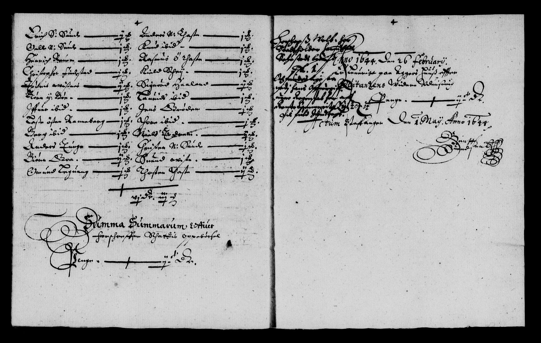 Rentekammeret inntil 1814, Reviderte regnskaper, Lensregnskaper, AV/RA-EA-5023/R/Rb/Rbs/L0028: Stavanger len, 1642-1645