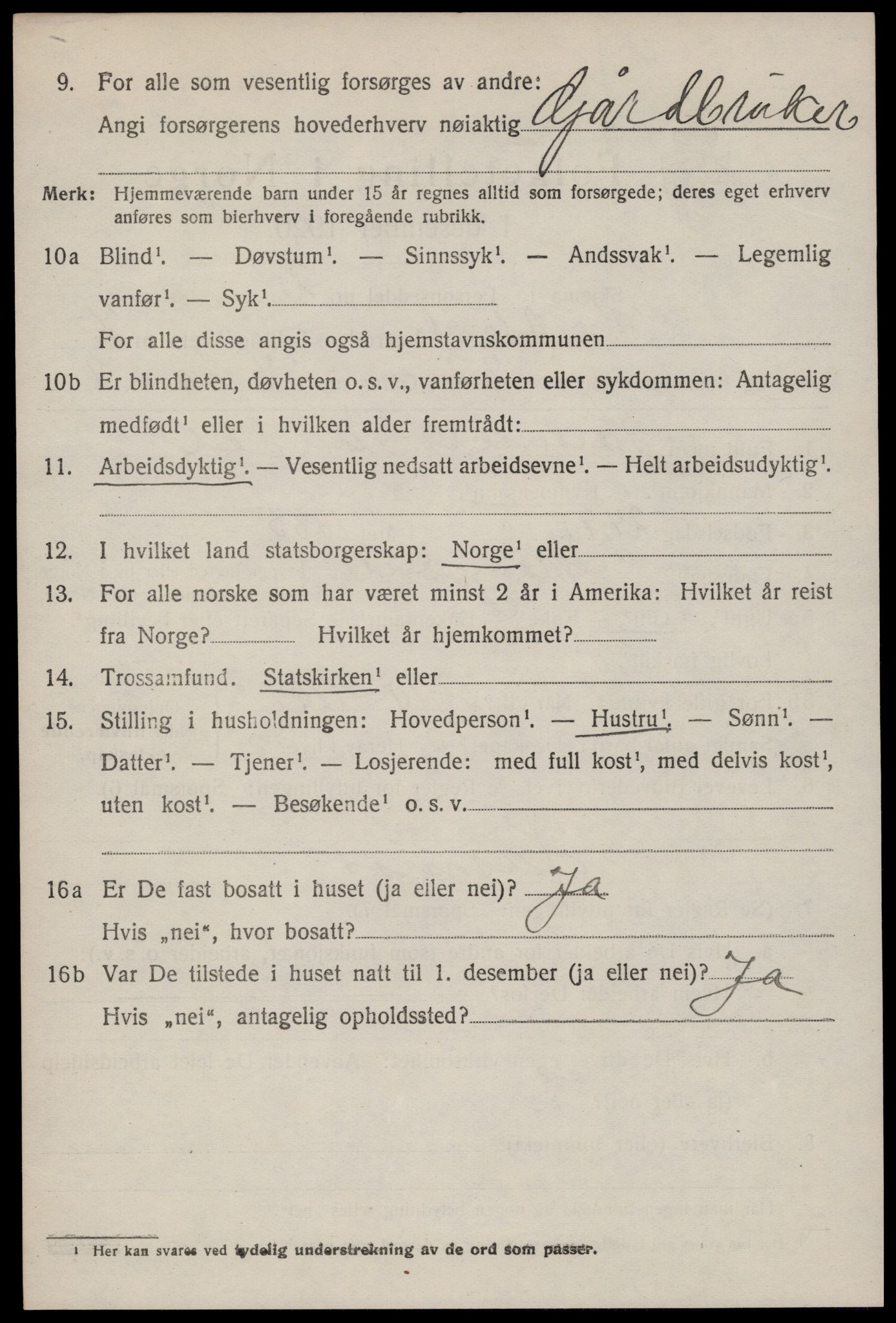 SAKO, 1920 census for Kviteseid, 1920, p. 3708