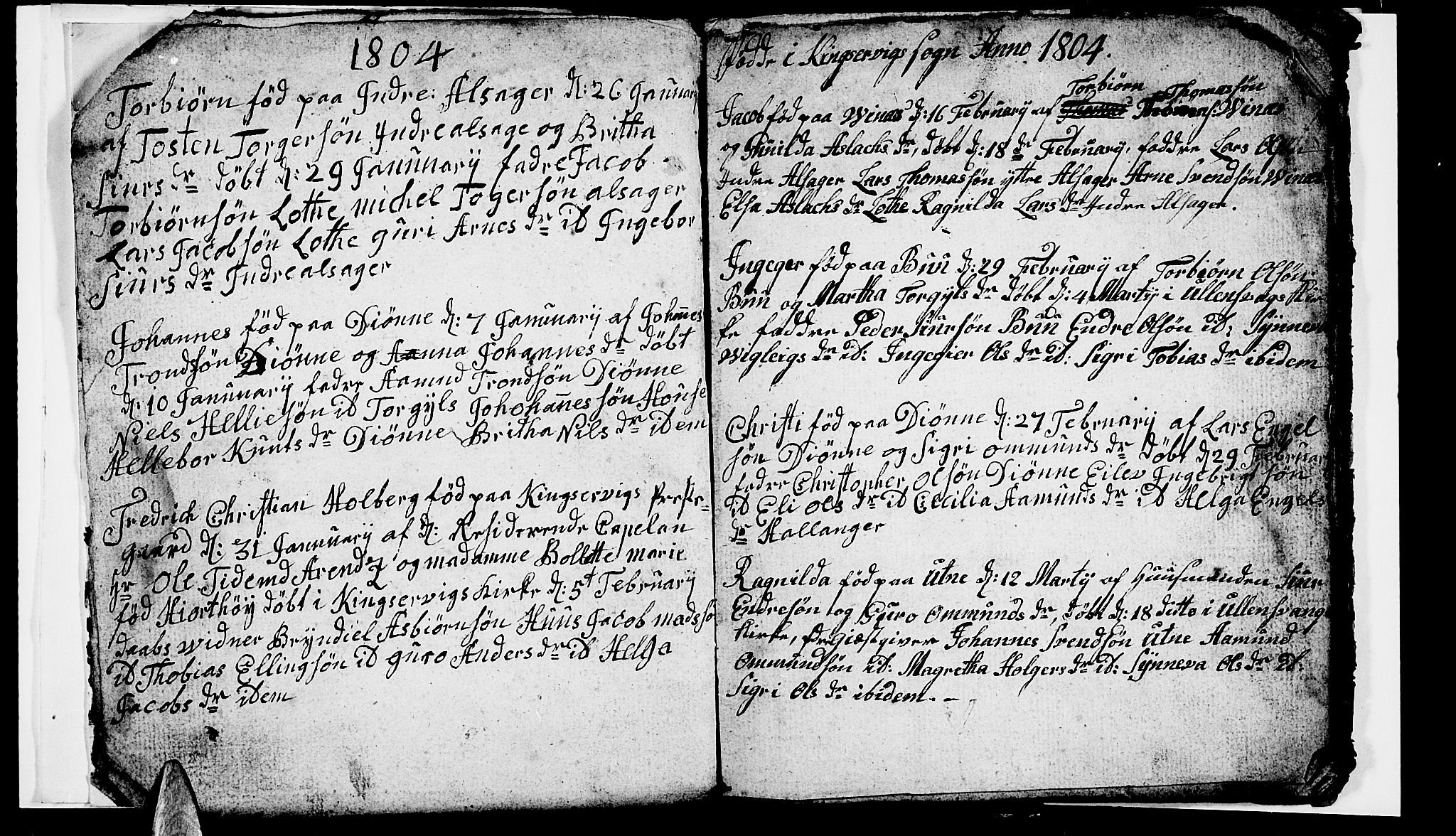 Ullensvang sokneprestembete, SAB/A-78701/H/Hab: Parish register (copy) no. A 2, 1803-1804