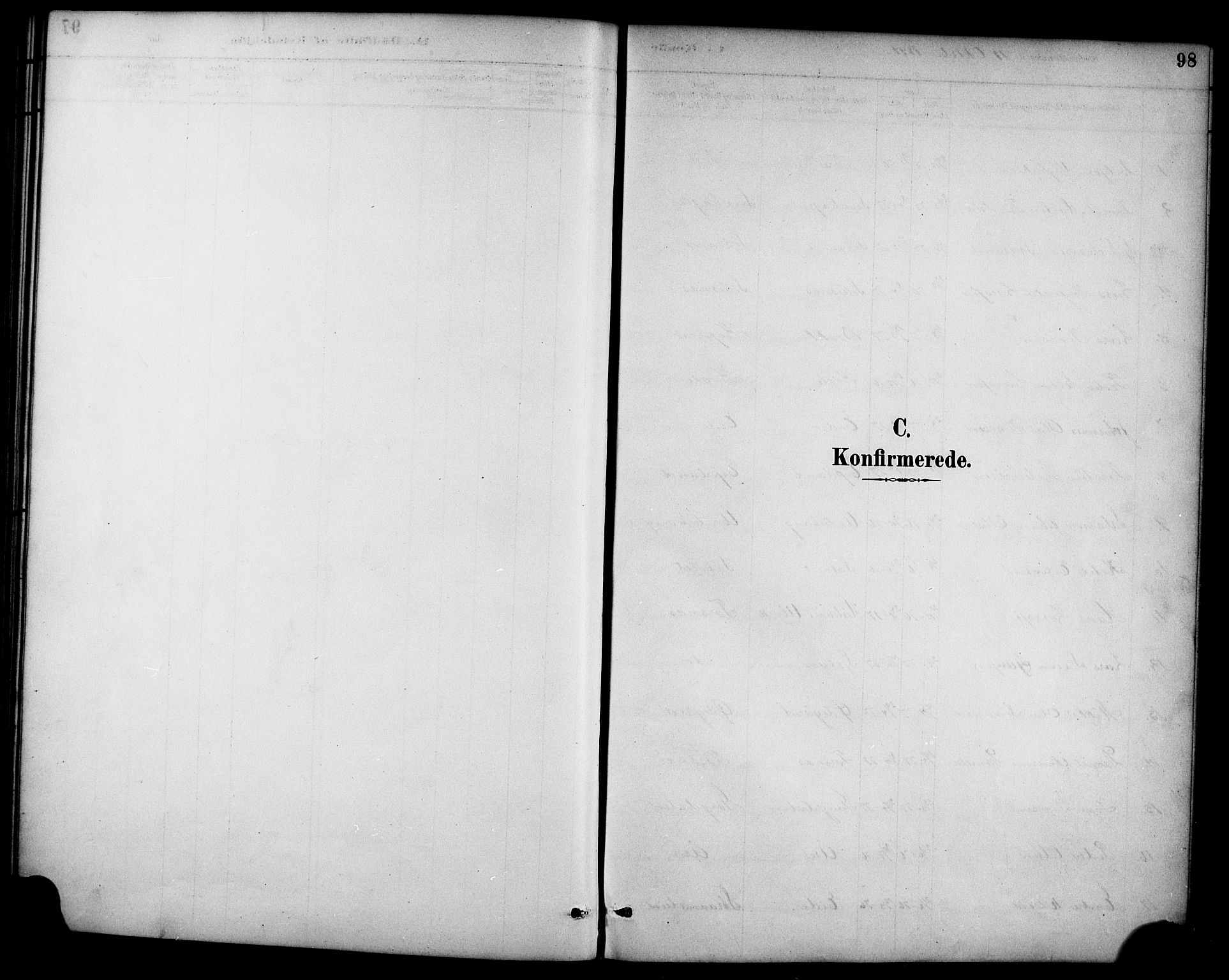 Ullensvang sokneprestembete, SAB/A-78701/H/Hab: Parish register (copy) no. D 1, 1891-1908, p. 98
