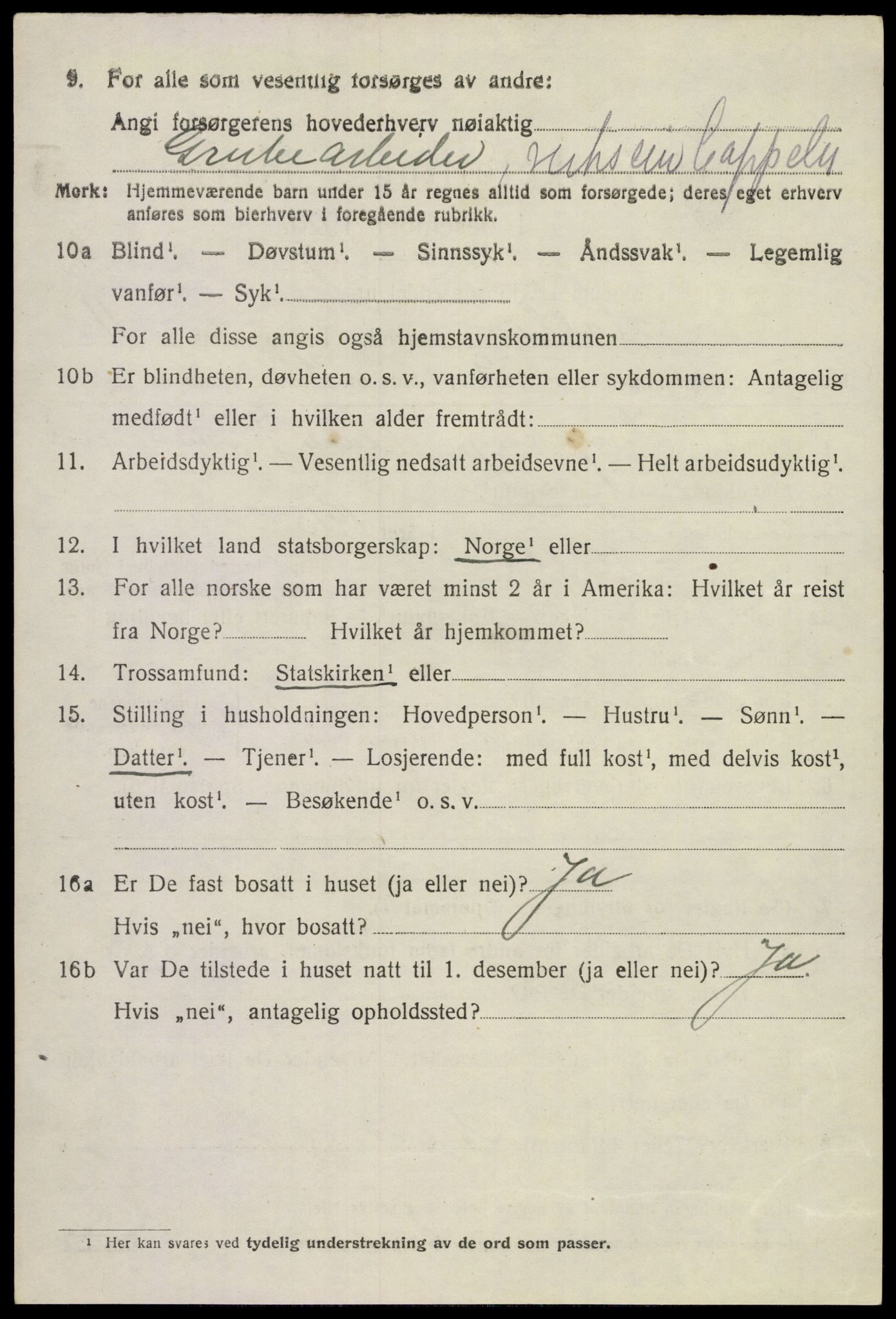 SAKO, 1920 census for Holla, 1920, p. 7498